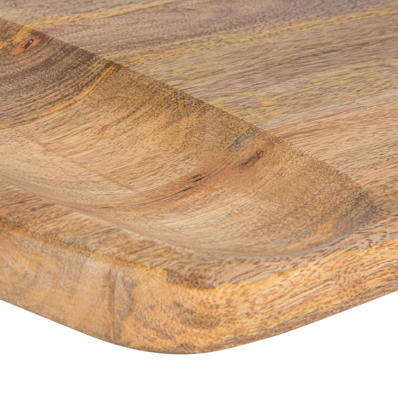 Hello Honey® 18" Natural Culinary Craftsman Mango Wood Cheese & Cutting Board