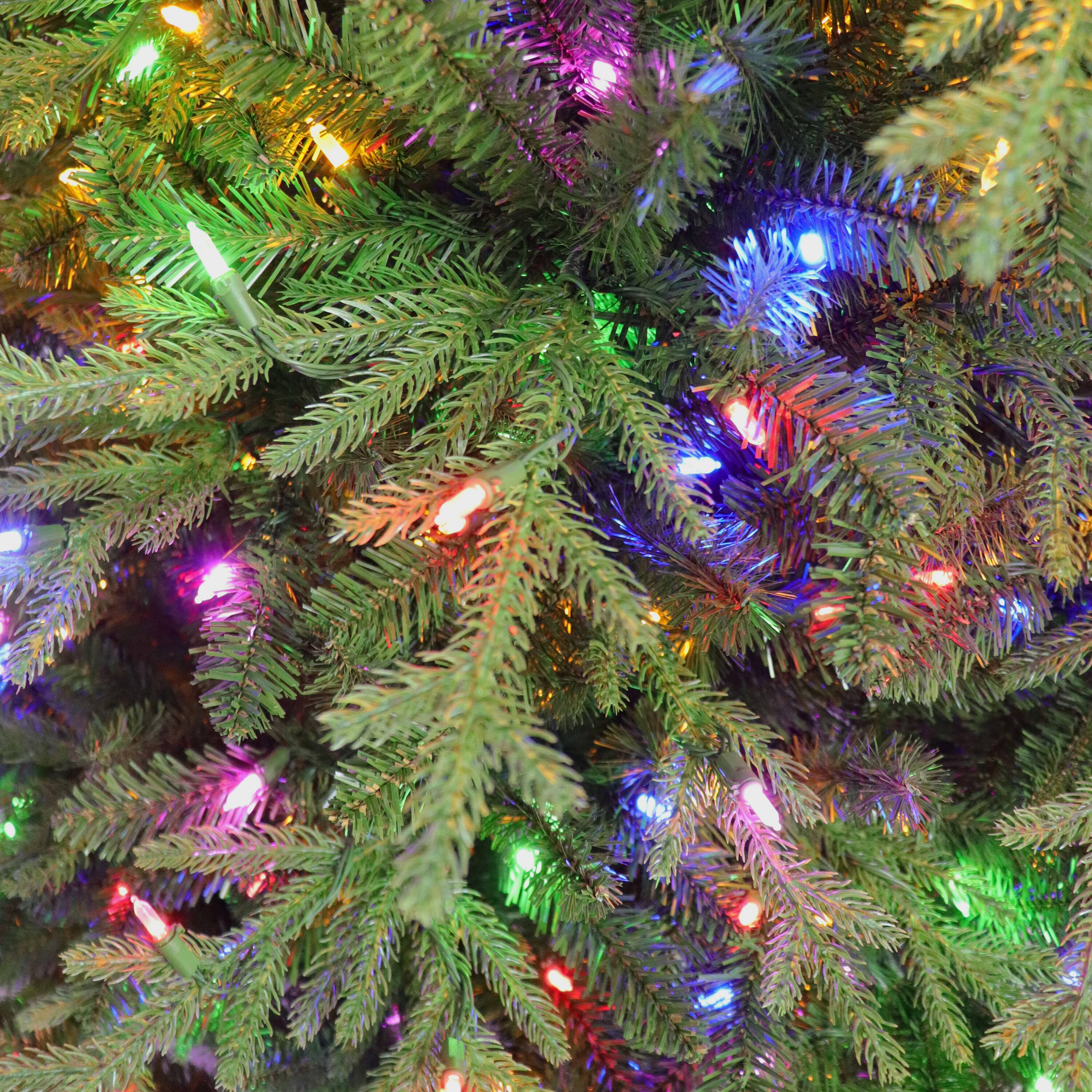 7.5ft. Pre-Lit Galveston Fir Artificial Christmas Tree, Color-Select LED Lights