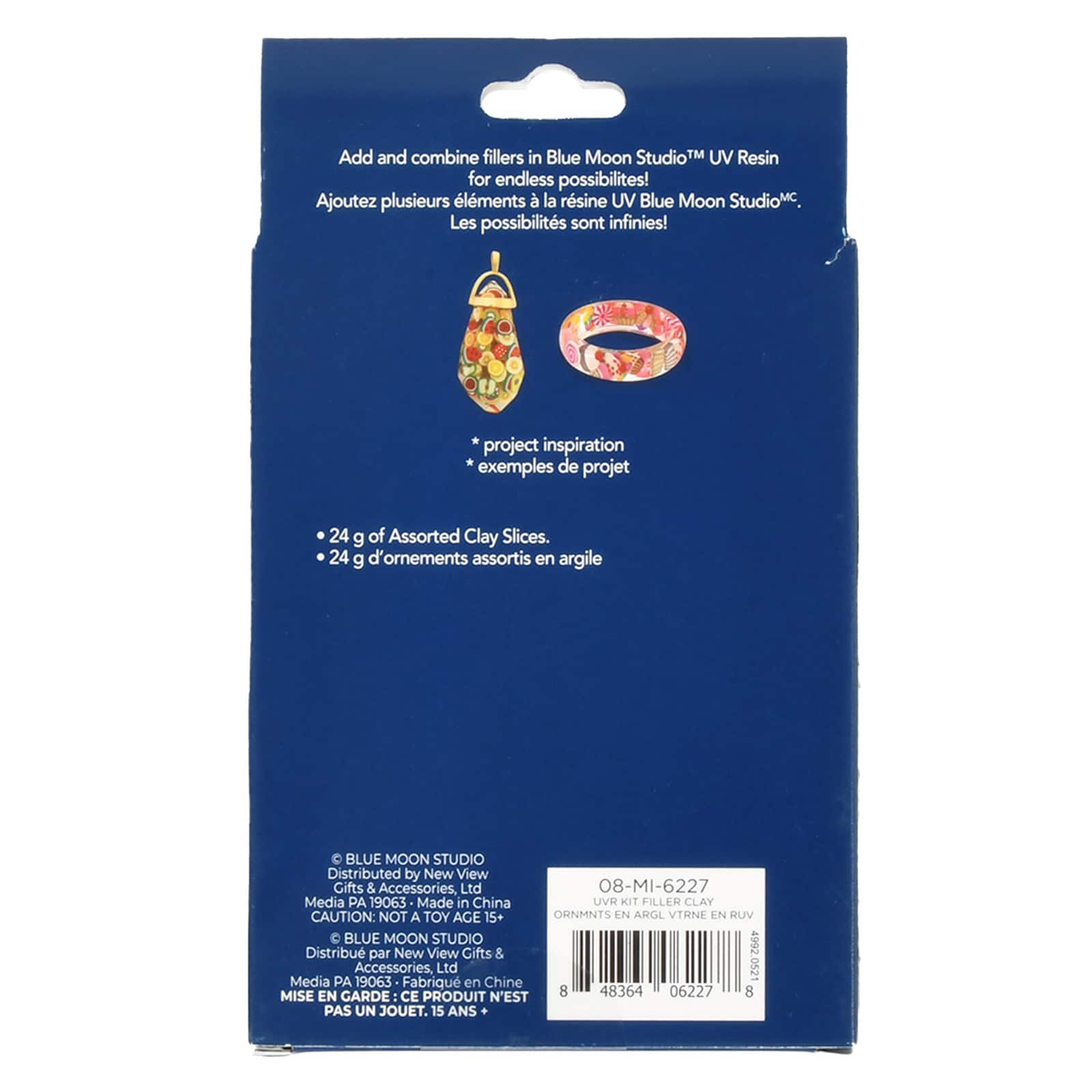 6 Pack: Blue Moon Studio™ UV Resin Craft Clay Filler Kit