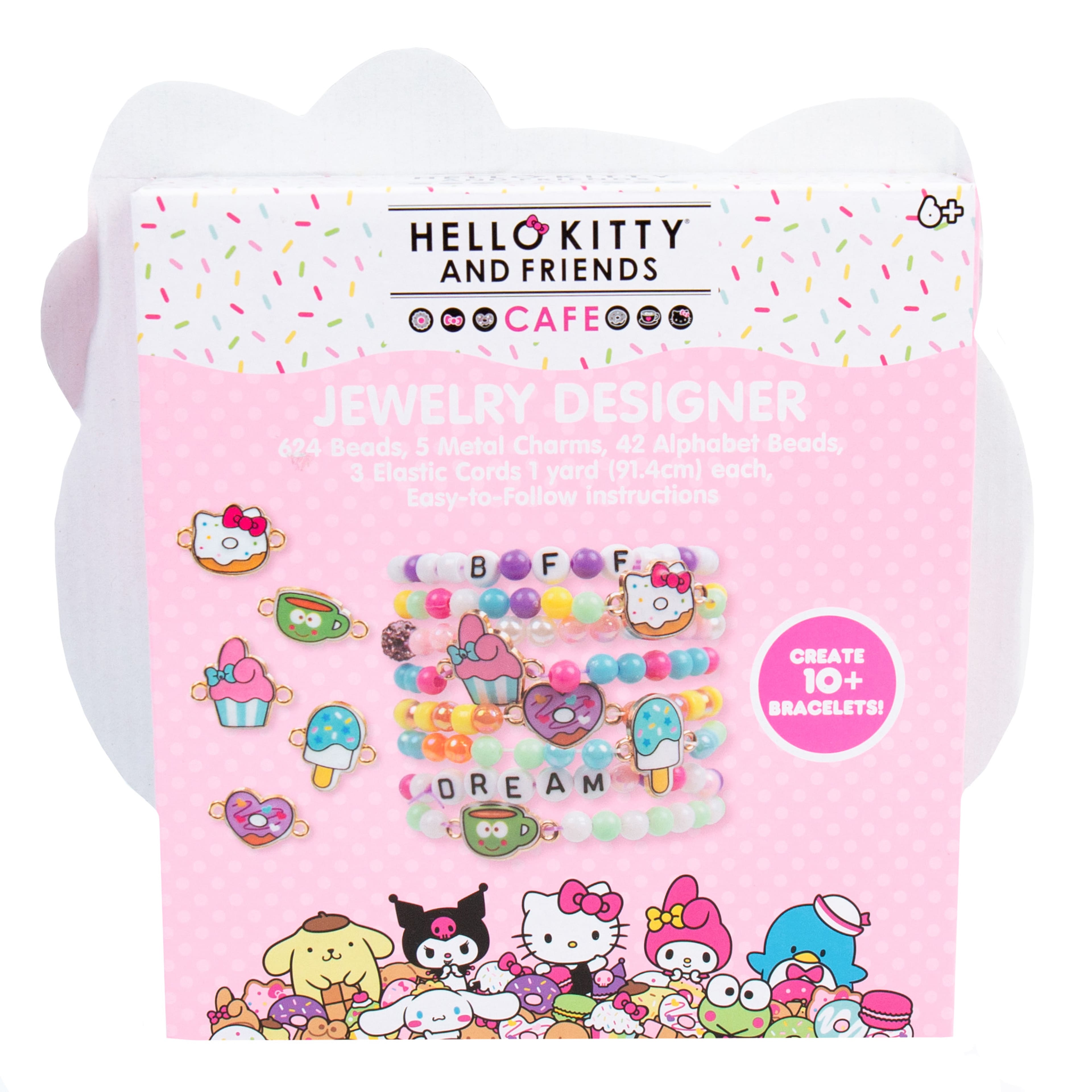Hello Kitty Sanrio Beads & Braids Custom Jewelry Kit. Design