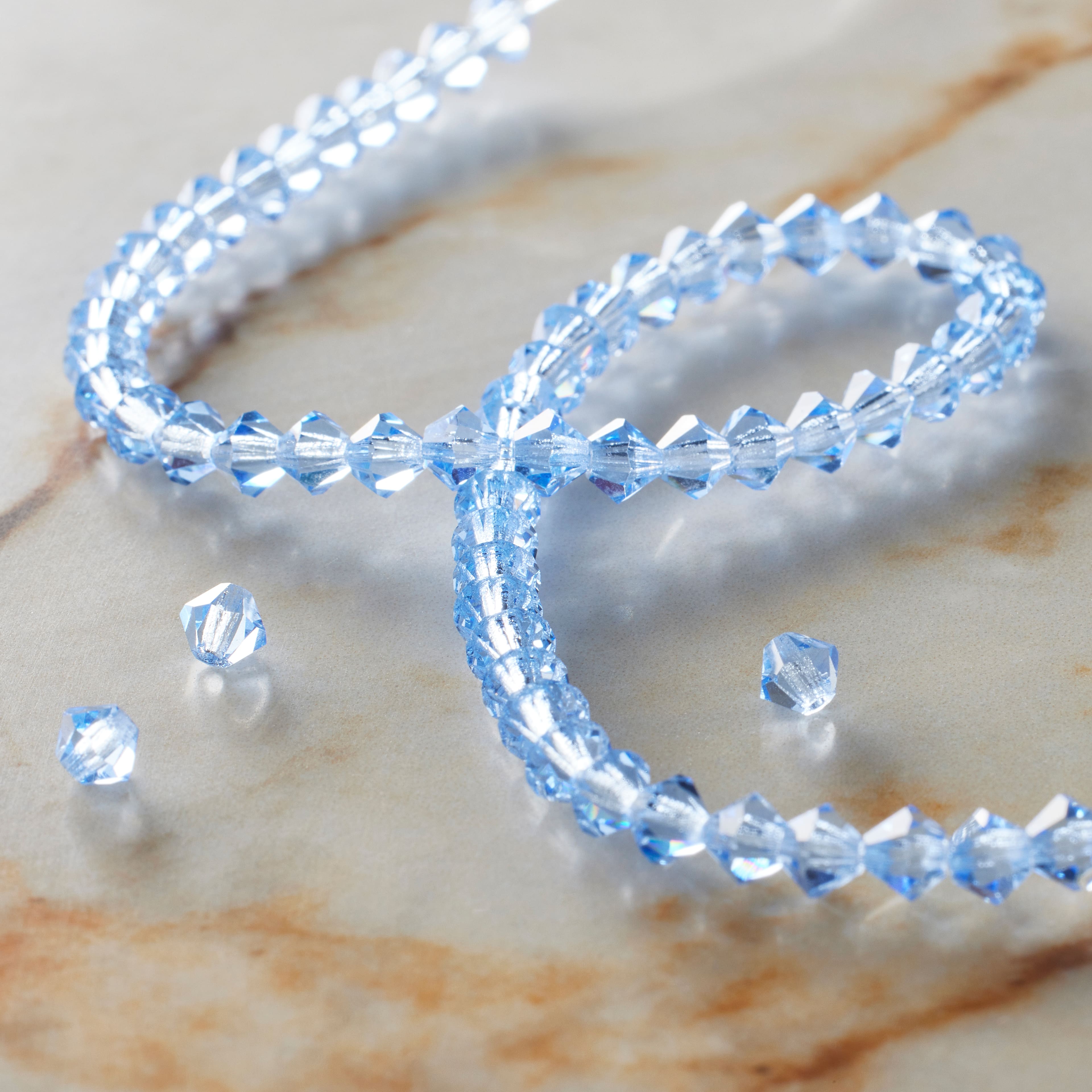12 Pack: Preciosa Glass Crystal Bicone Beads, 4mm by Bead Landing™