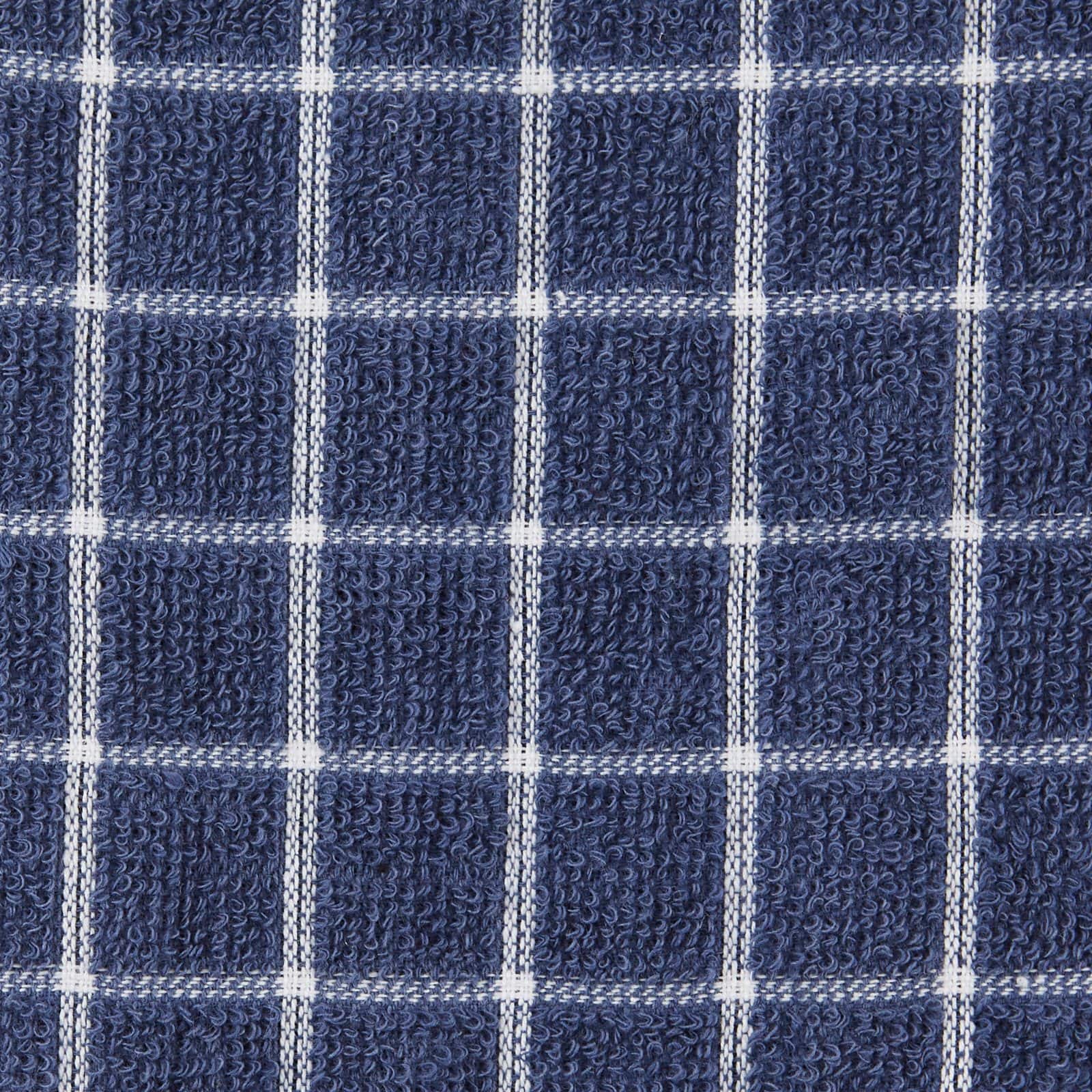 DII® French Blue Combo Windowpane Dishcloths, 6ct.