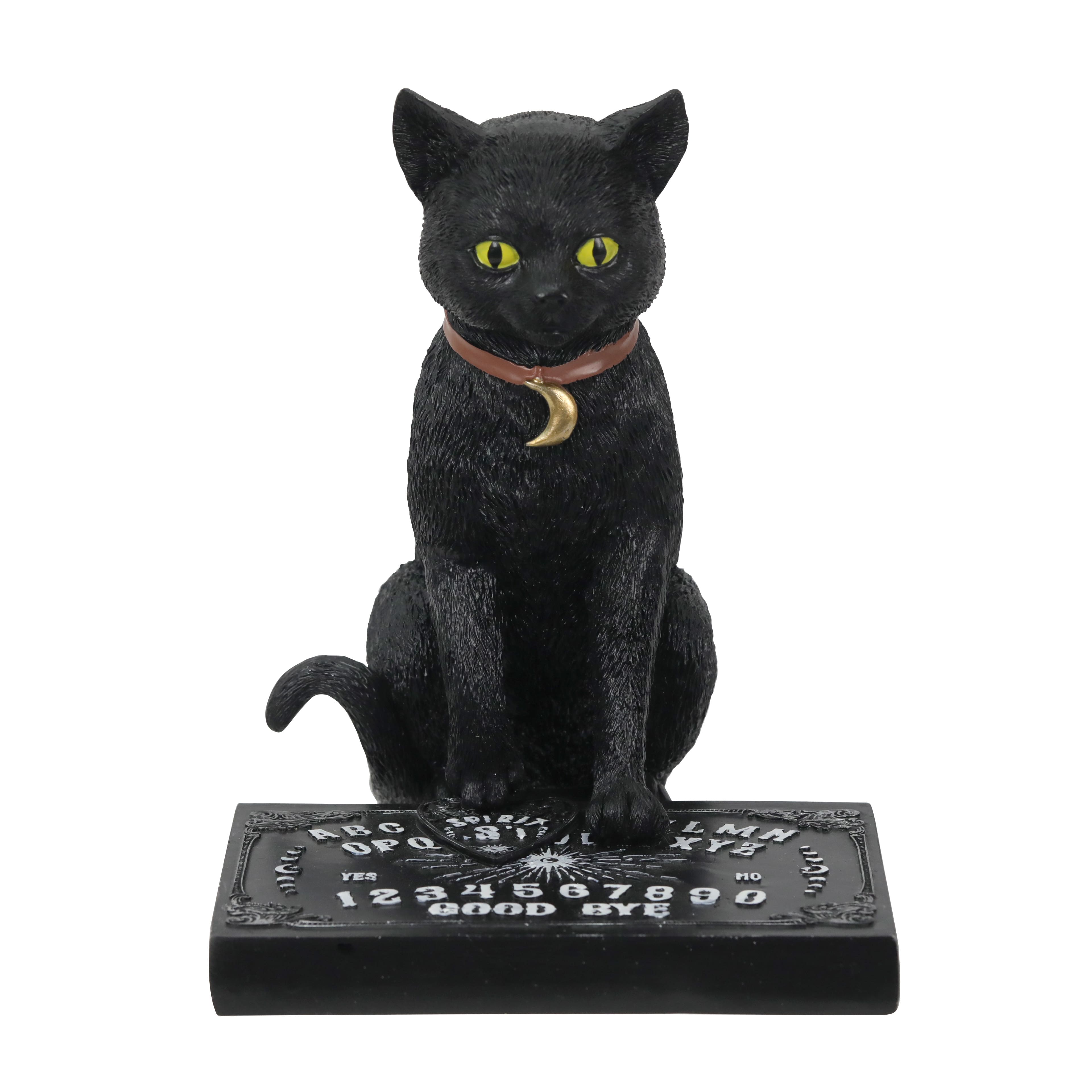 6.9&#x22; Black Cat with Ouija Board Decoration by Ashland&#xAE;