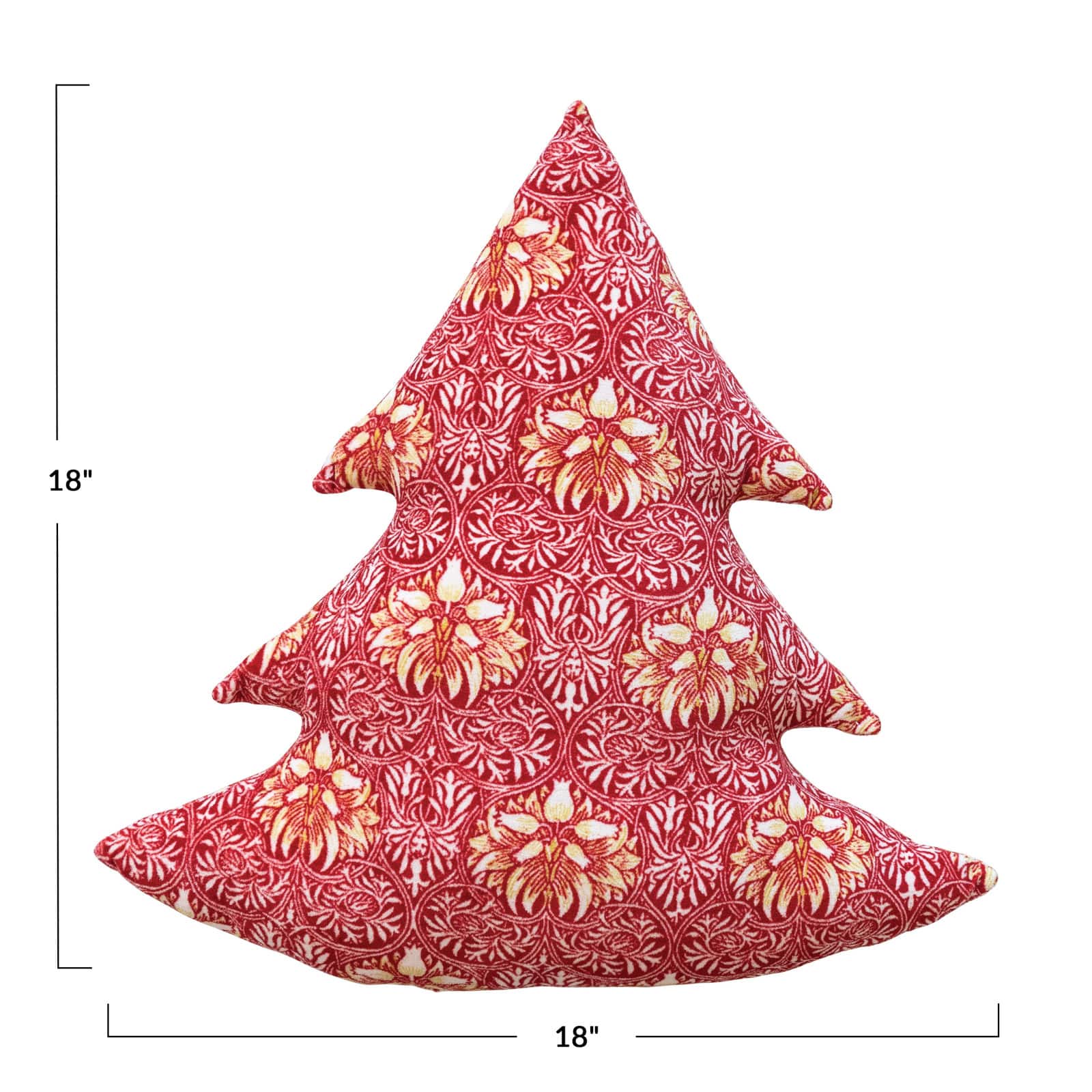Hello Honey® 18" Red Velvet Christmas Tree Pillow