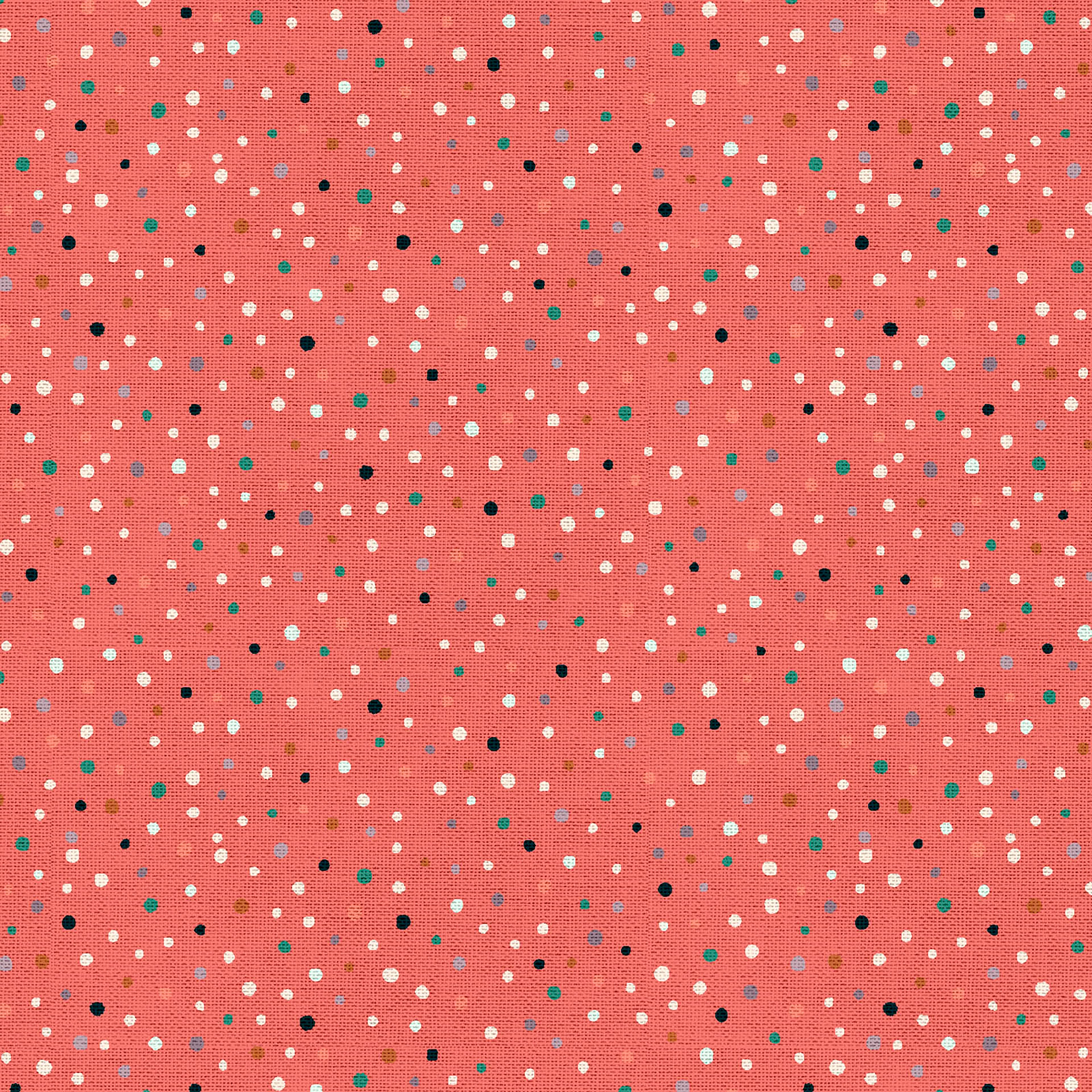 Fabric Editions Pink Ditsy Dot Cotton Fabric