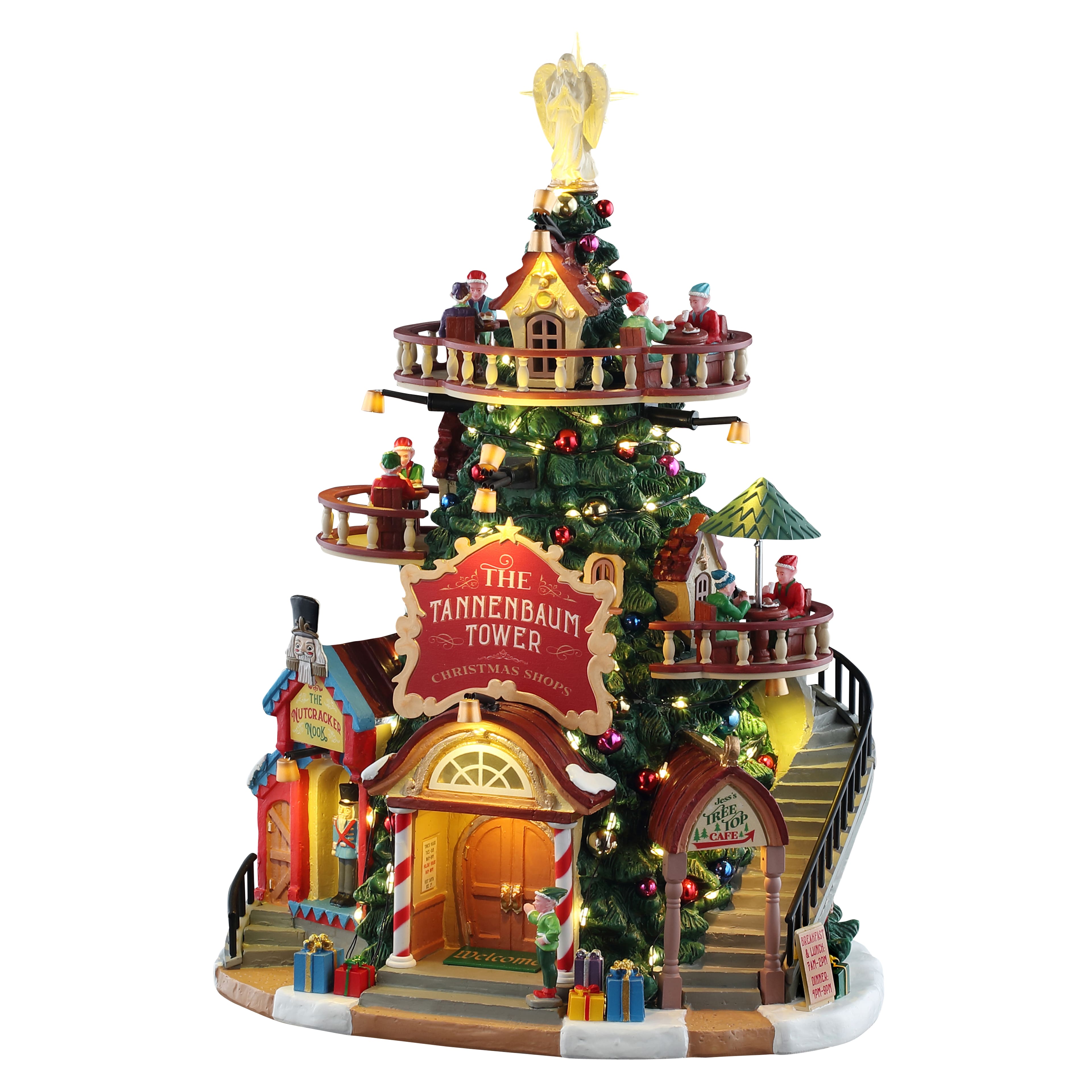 Lemax&#xAE; Santa&#x27;s Wonderland Tannenbaum Tower Christmas Shops
