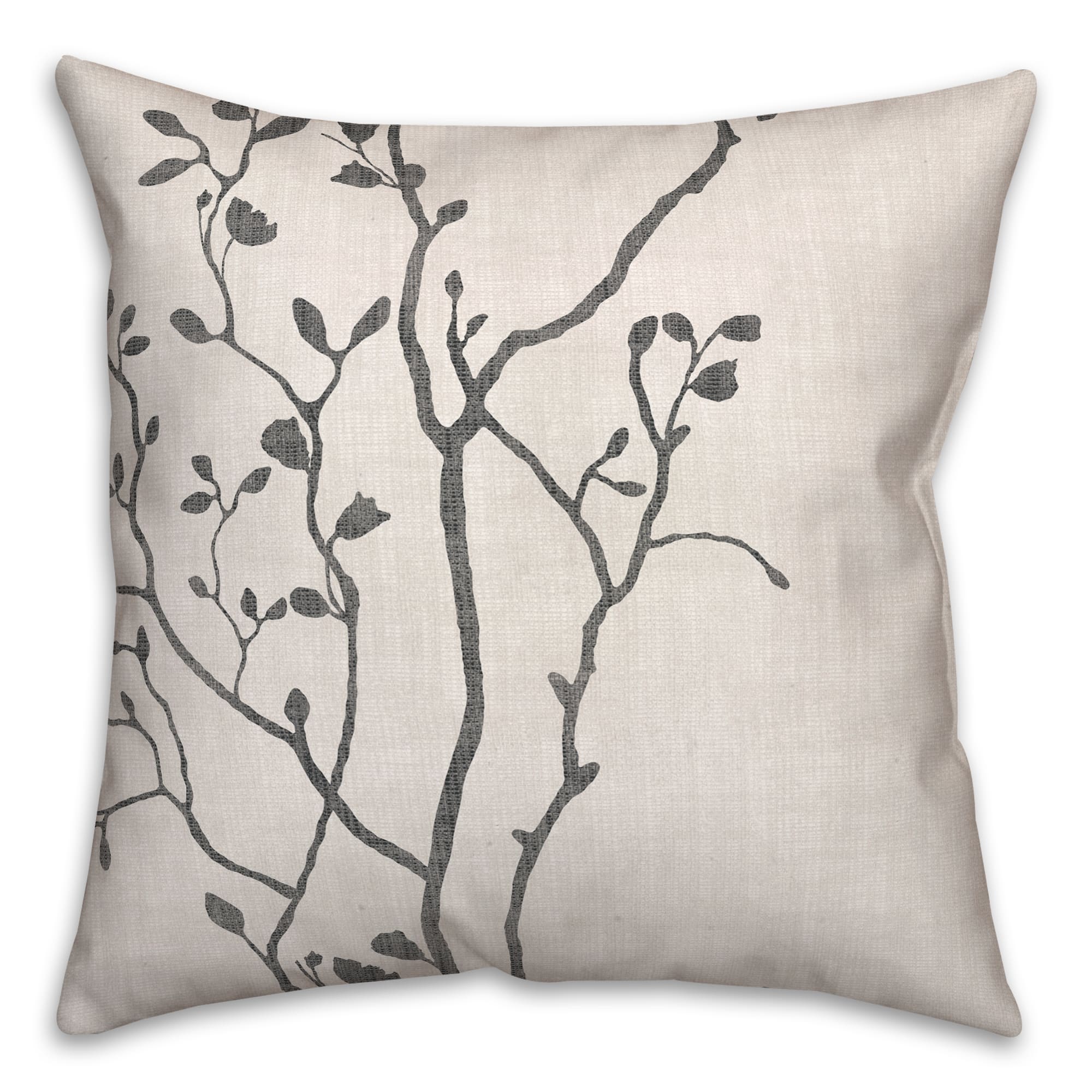 Simple Branch Throw Pillow