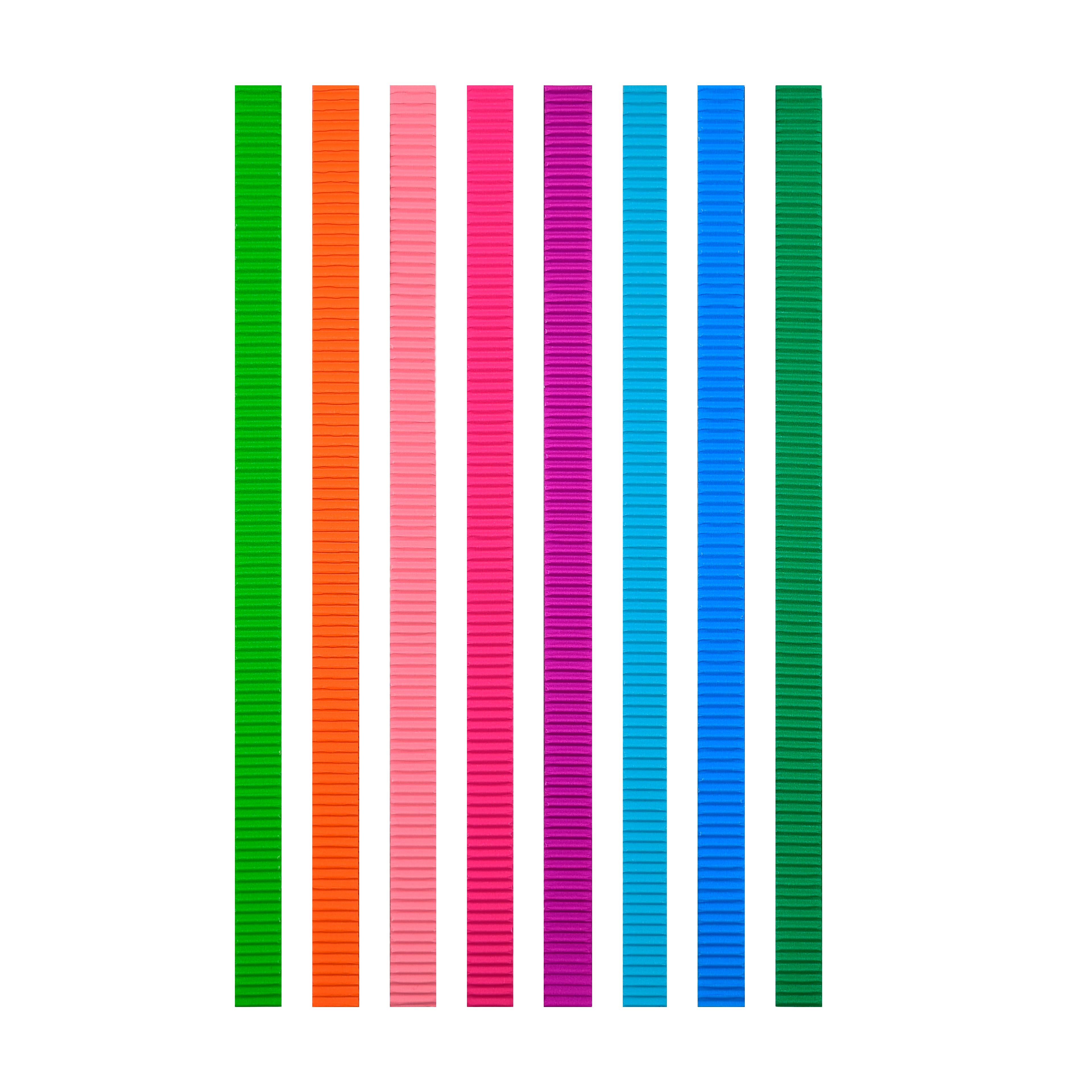 12&#x22; Rainbow Corrugate Strips, 128ct. by Creatology&#x2122;