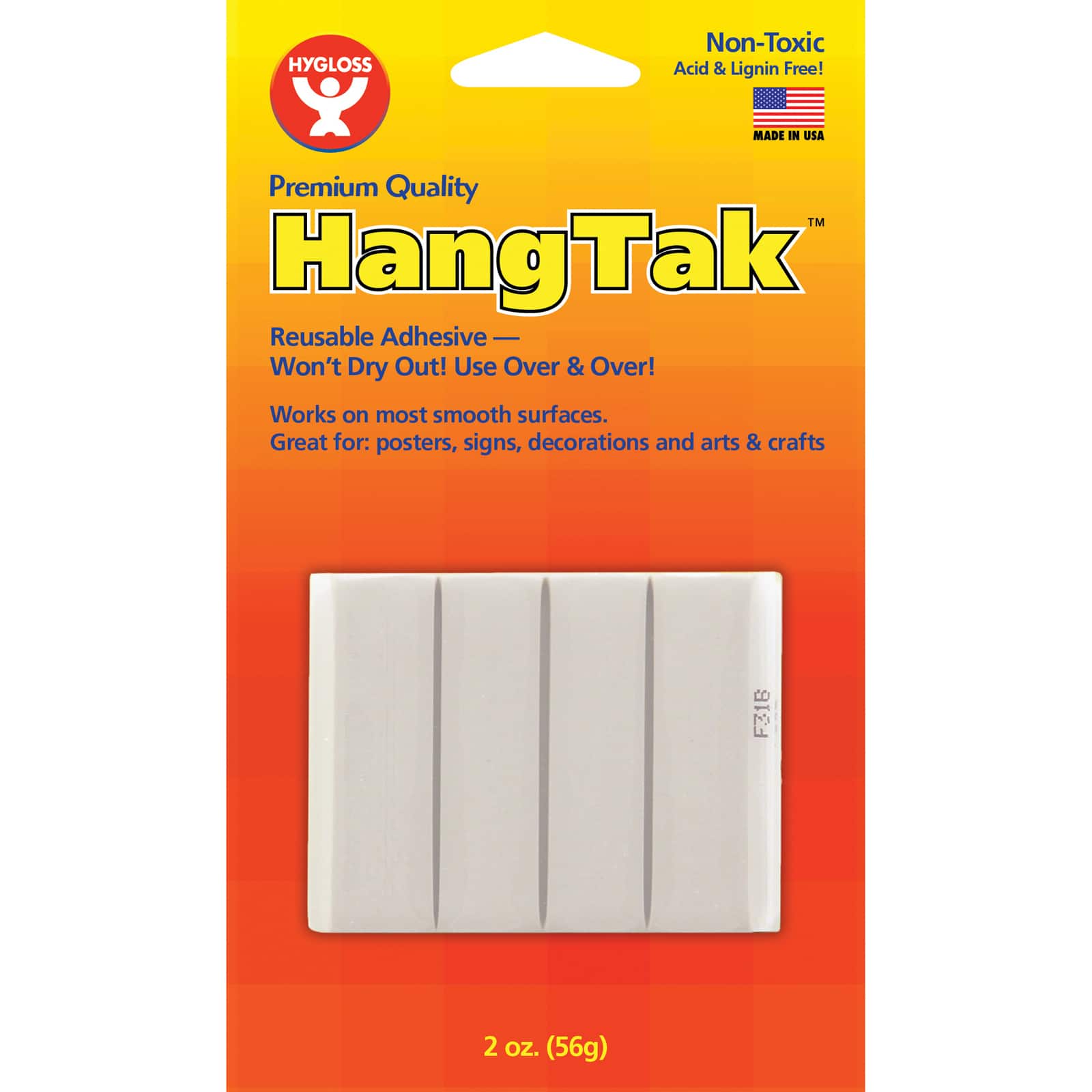 Hygloss&#xAE; HangTak&#x2122; Reusable Adhesive, 12ct.