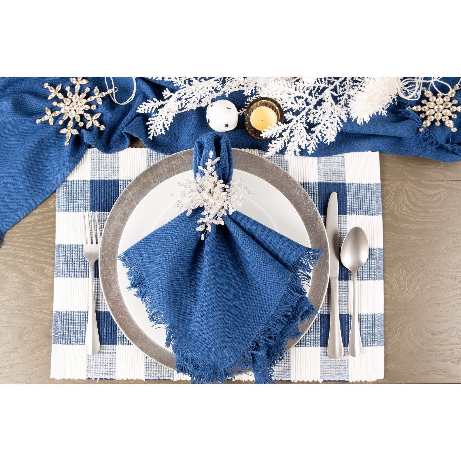 DII&#xAE; Buffalo Check Ribbed Placemat, 6ct.