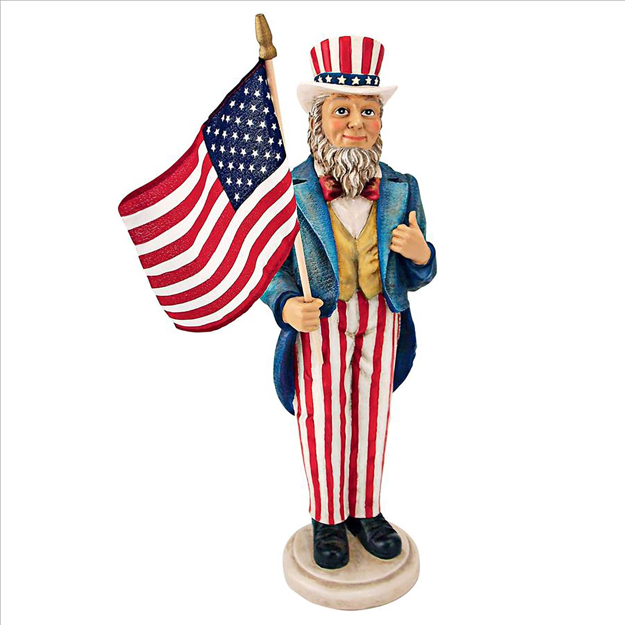 Design Toscano 16" Uncle Sam Yankee Doodle Dandy Statue