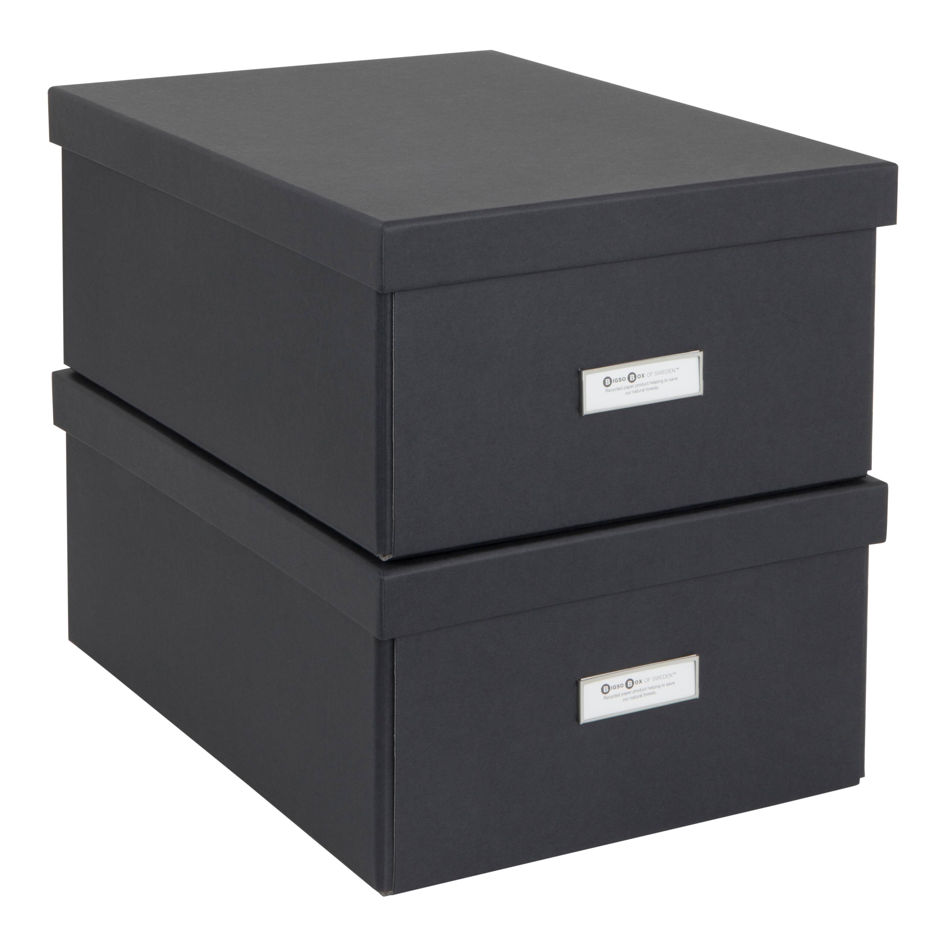 Bigso Dark Gray Karin KD Storage Box Set Michaels