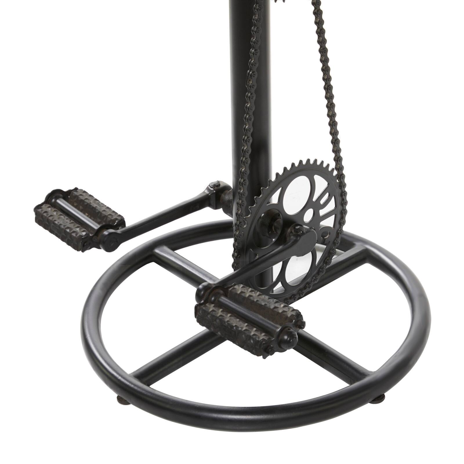 Brown Mango Wood Industrial Counter Stool 25" x 17" x 17"