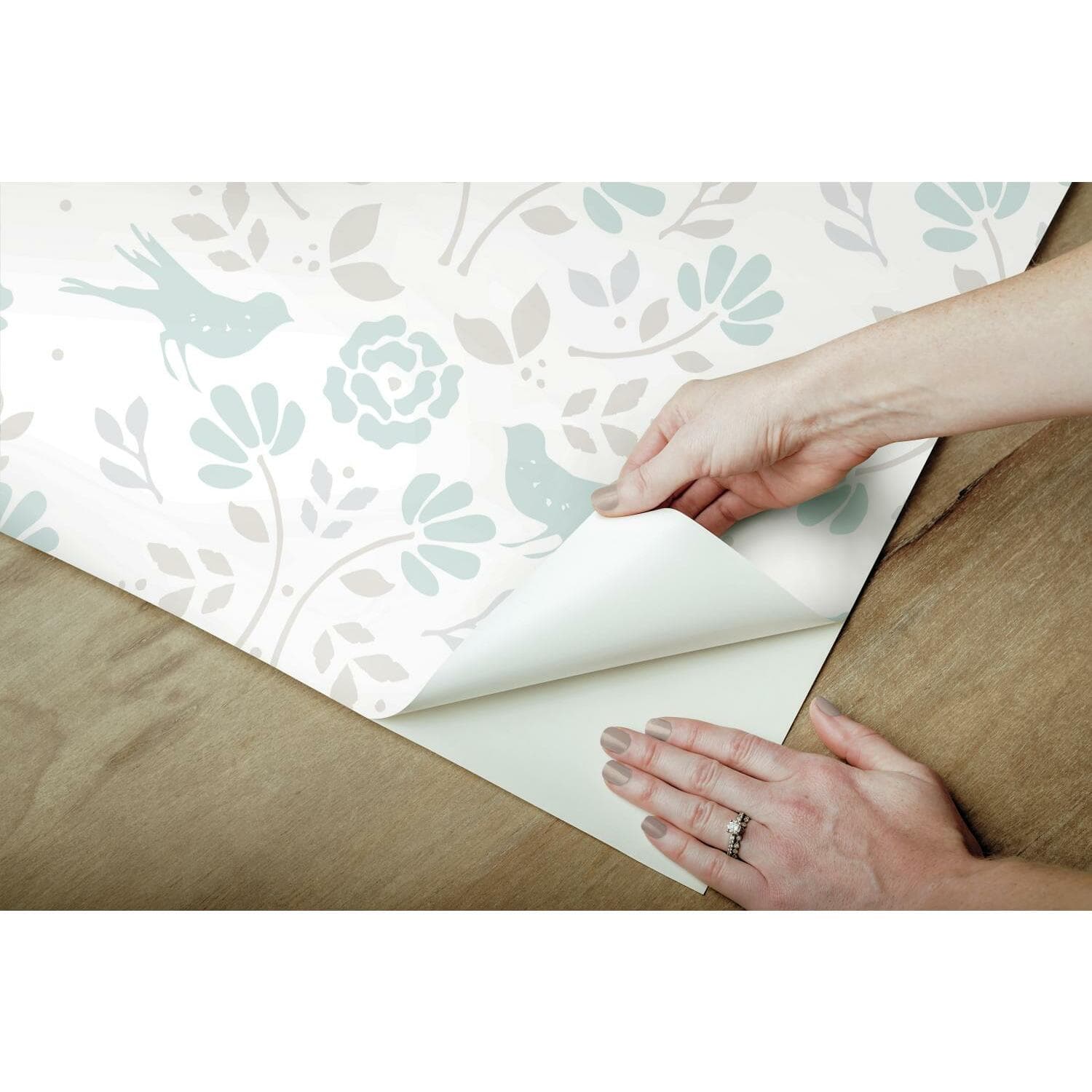 RoomMates Rose Lindo Woodland Peel &#x26; Stick Wallpaper