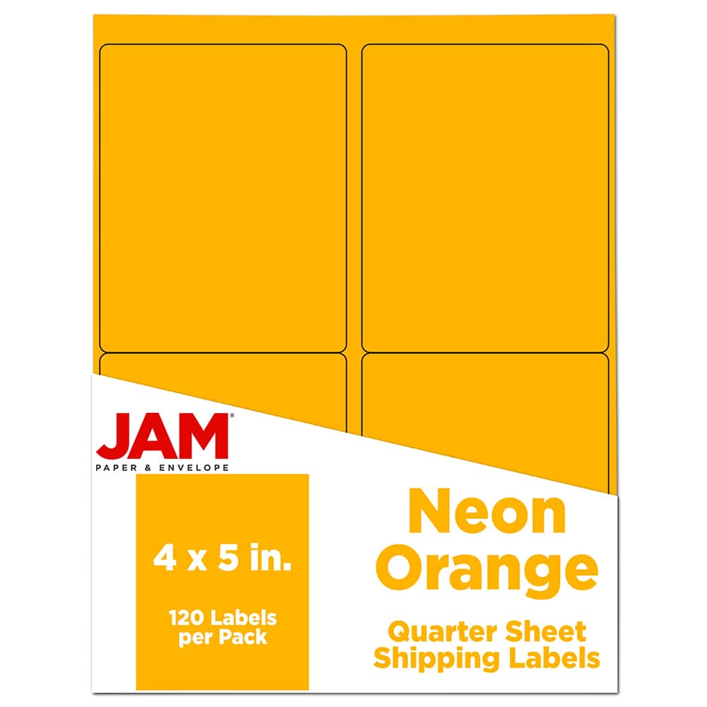 JAM Paper Extra Large Shipping Address Label Stickers