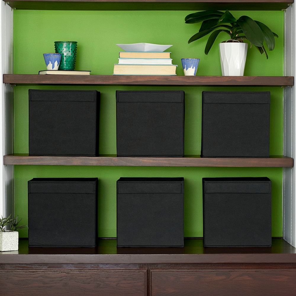 Household Essentials 11" Storage Cubes with Lip Handles, 6ct.