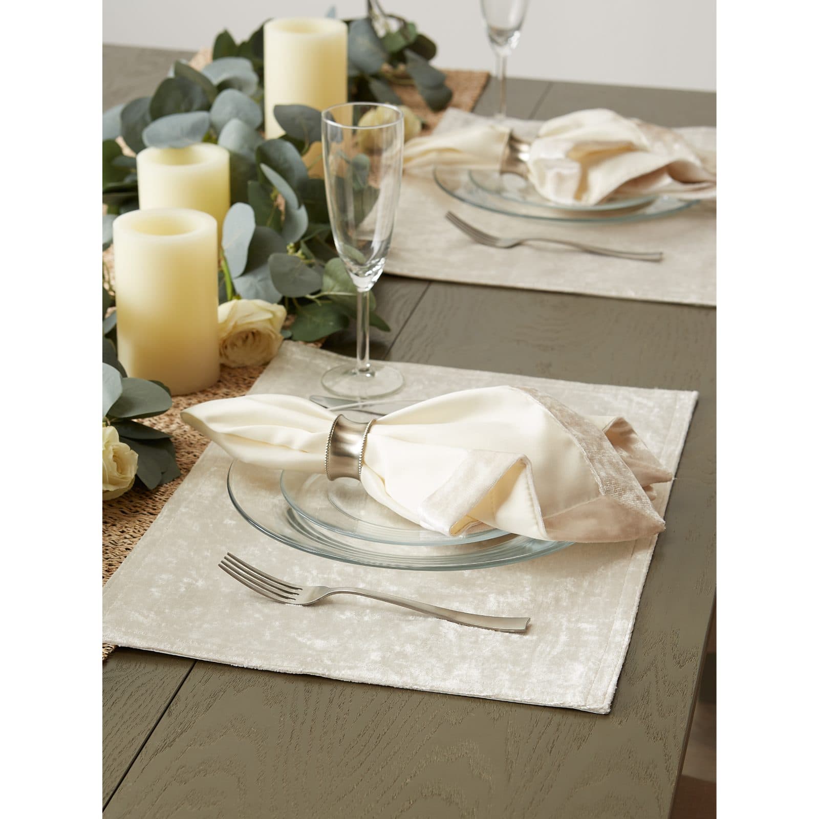 DII&#xAE; Velvet Placemats, 4ct.