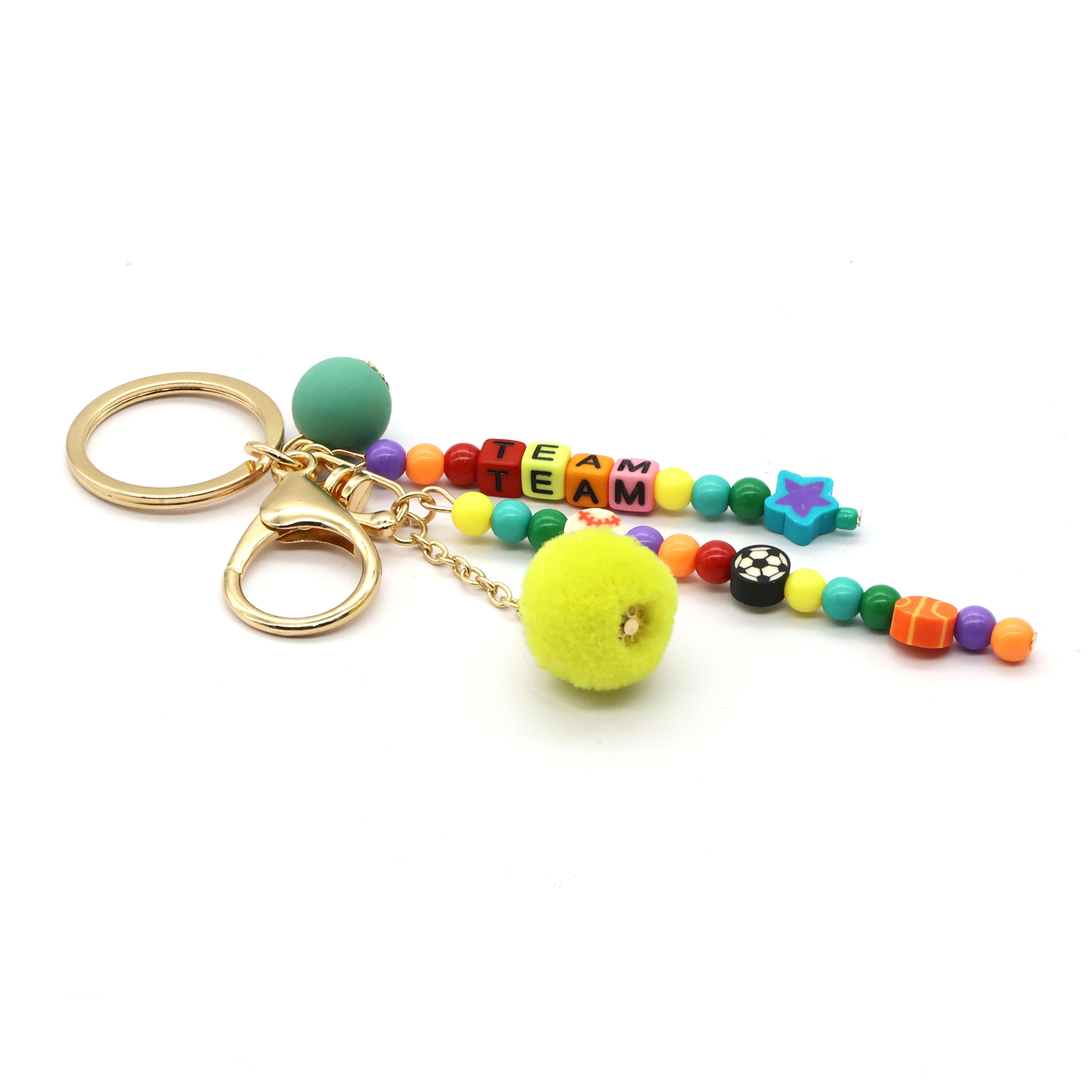 Summer Team Bead Keychain by Creatology&#x2122;