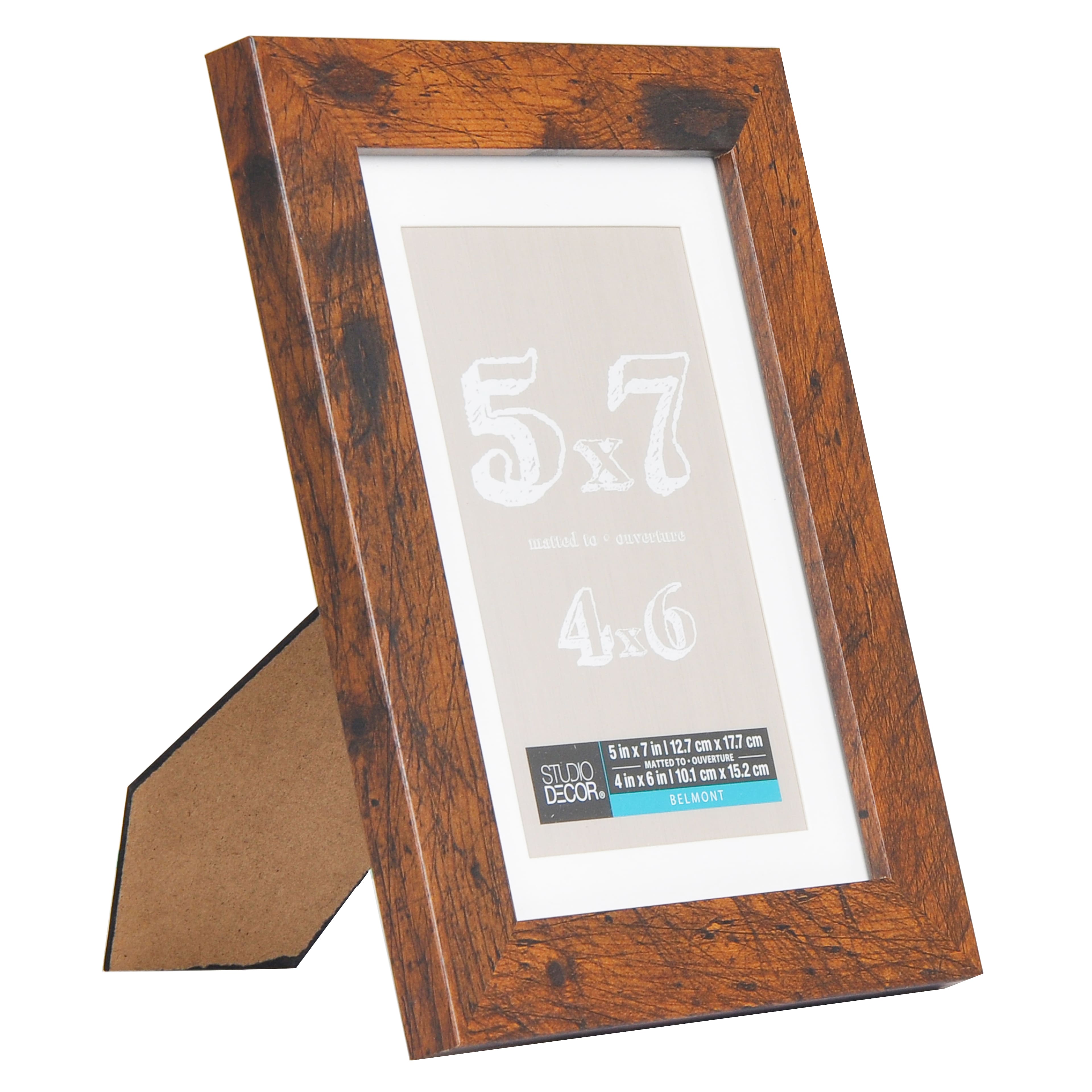8 Pack: Honey Belmont Frame with Mat by Studio D&#xE9;cor&#xAE;