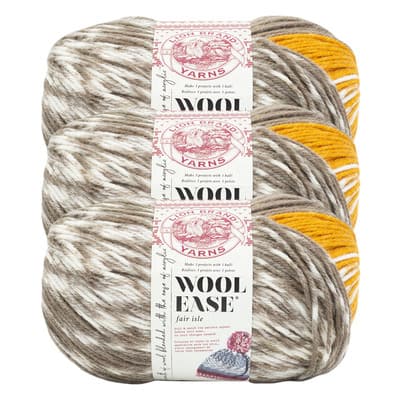 3 Pack Lion Brand® Wool Ease® Fair Isle Yarn | Michaels