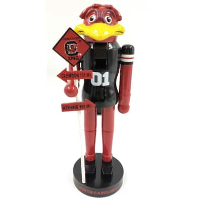 Santa's Workshop NCAA ECU Pirates 12 inch Rivalry Nutcracker, Purple