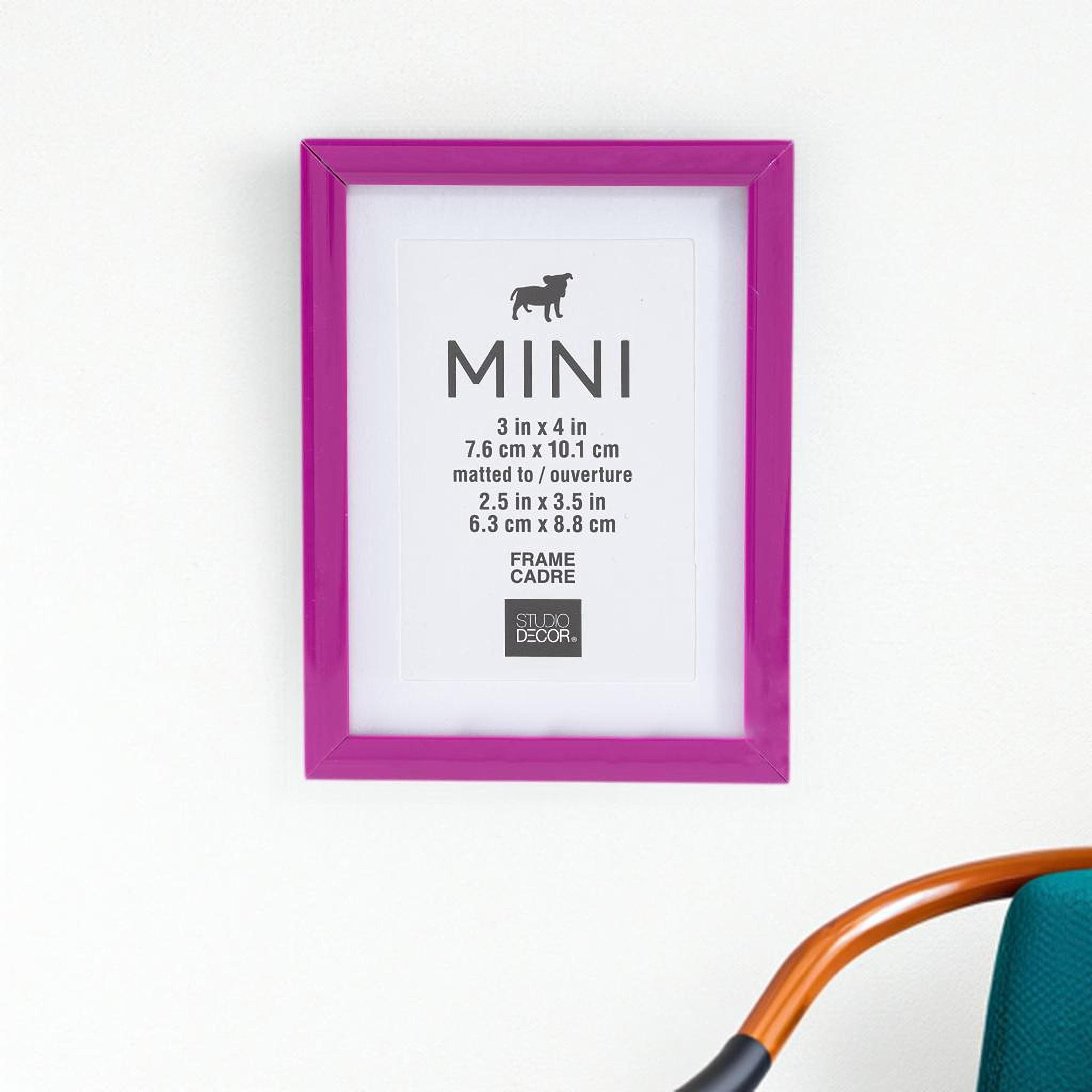 Magenta Mini Frame with Mat by Studio D&#xE9;cor&#xAE;