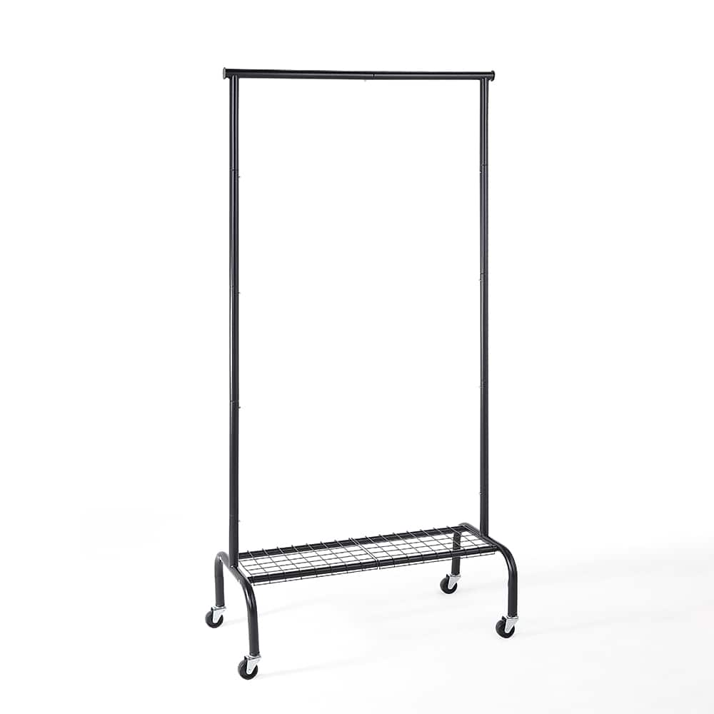 SunnyPoint Rolling Garment Rack With 1-Tier Lower Shelf | Michaels