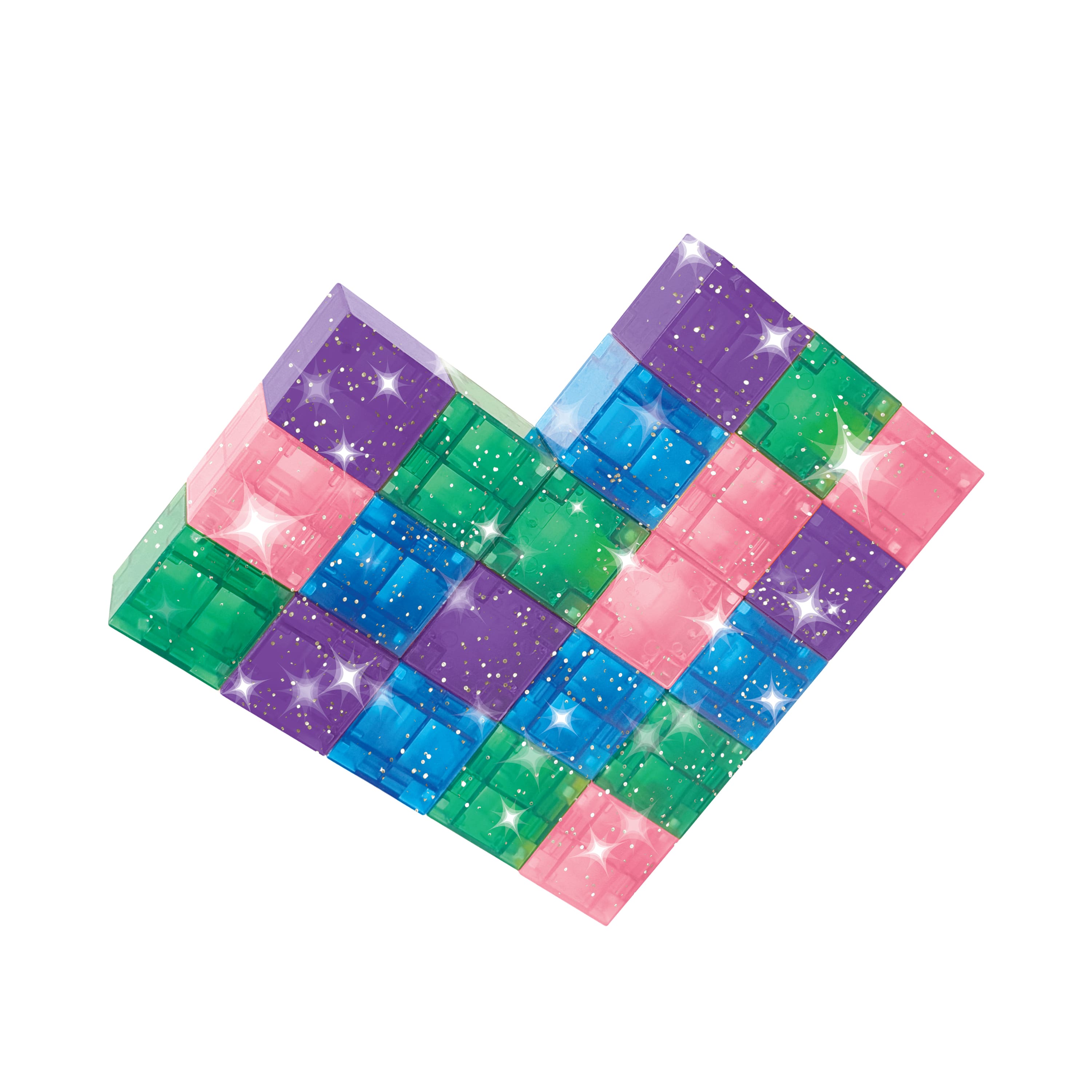 Crayola&#xAE; Glitter Pip-Cubes Magnetic Building Cubes