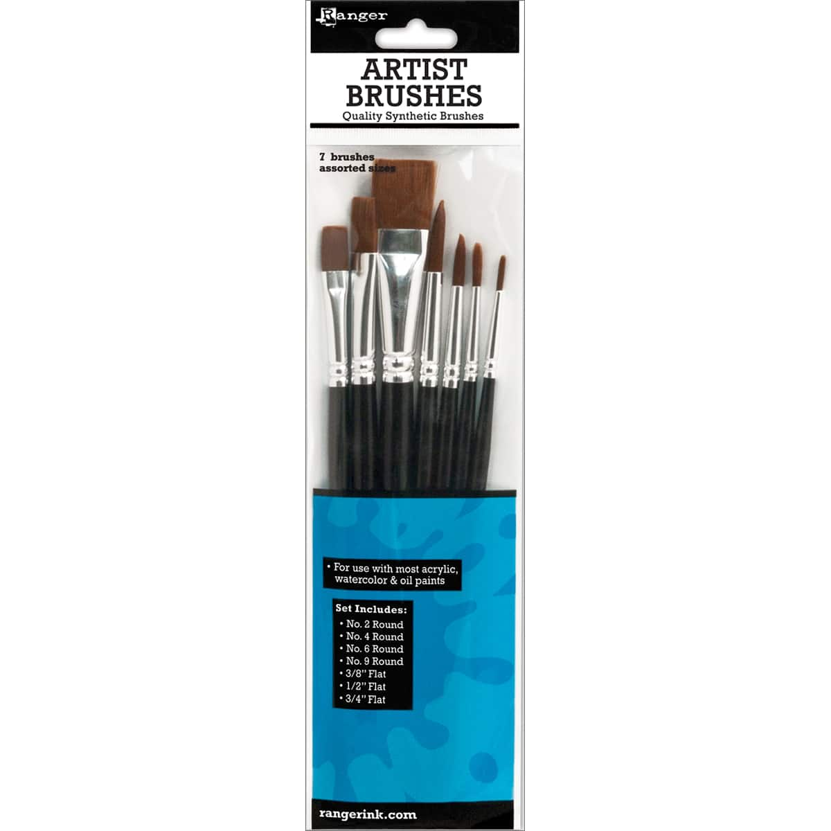 Ranger Artist Brushes, 7ct.