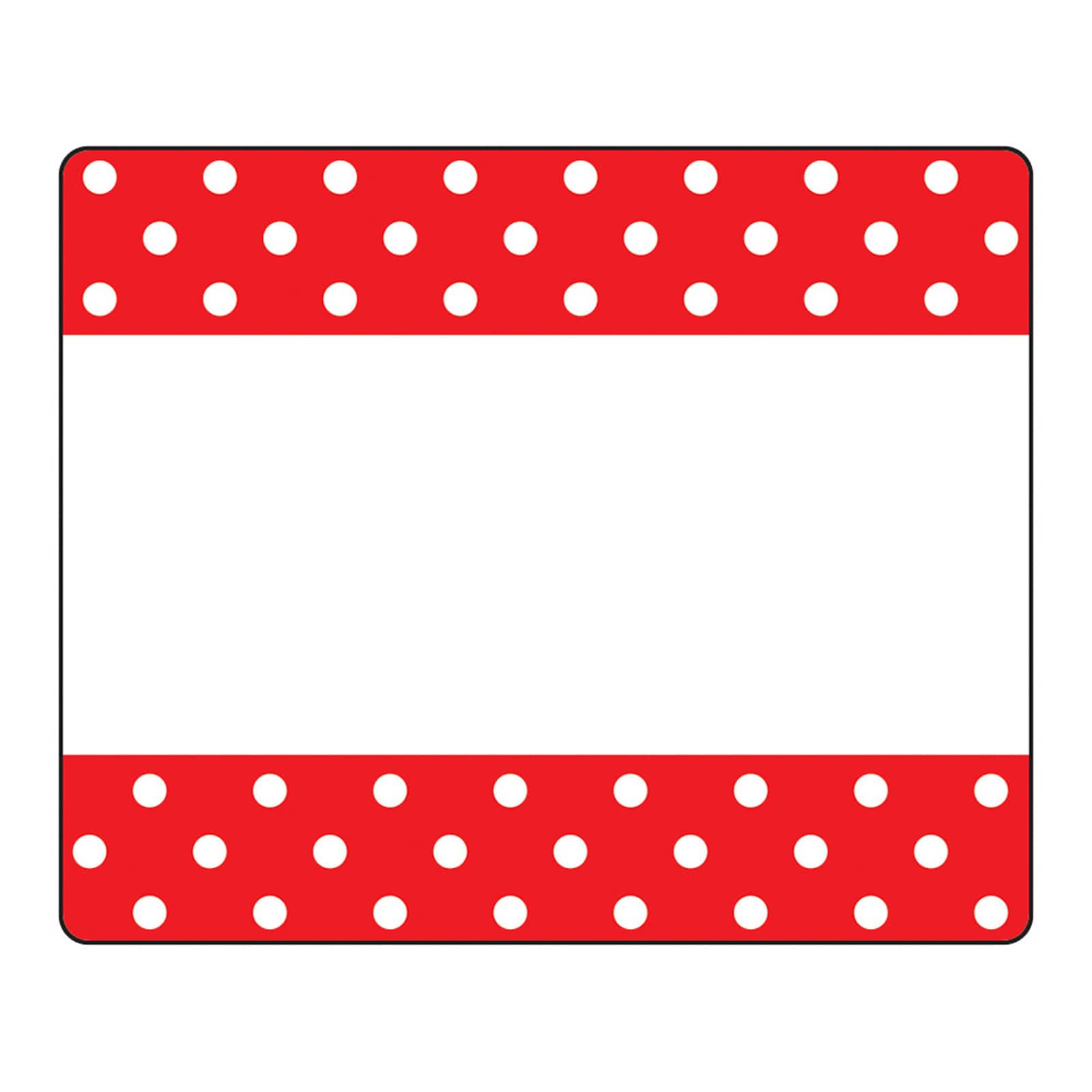 Shop the Polka Dots Red Terrific Labels™, 6 Packs of 36 at Michaels
