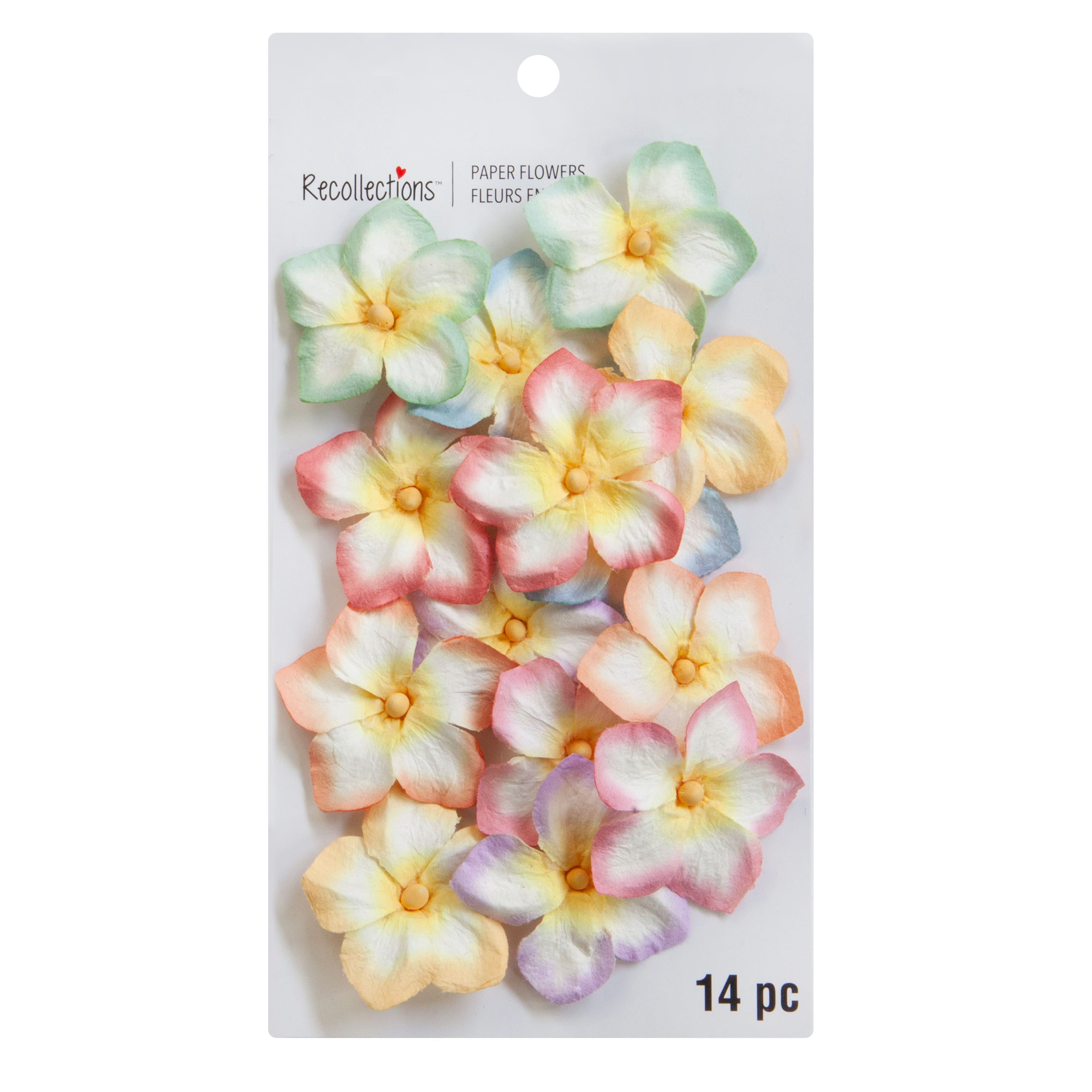 12 Packs: 14 ct. (168 total) Paper Plumeria Embellishments by Recollections™