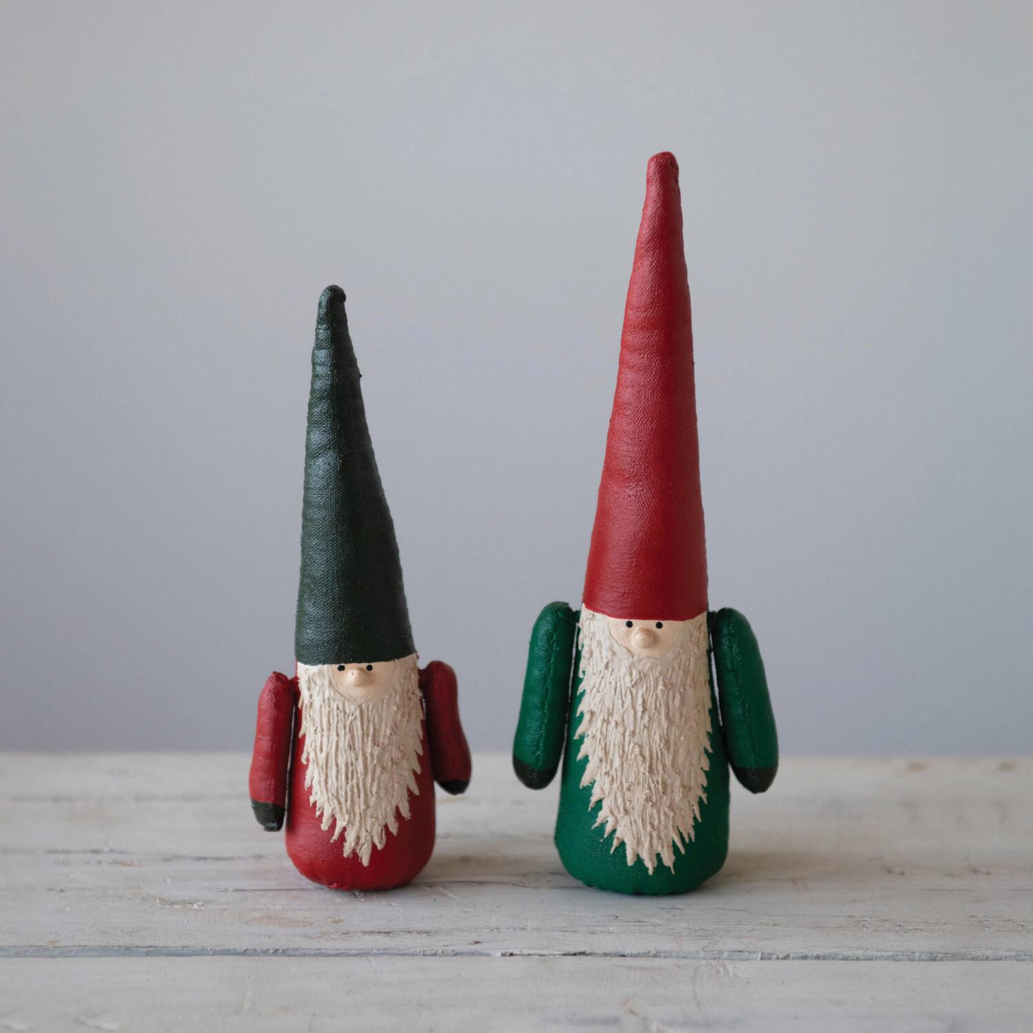 Hello Honey&#xAE; Hand-Painted Christmas Canvas Gnomes Set