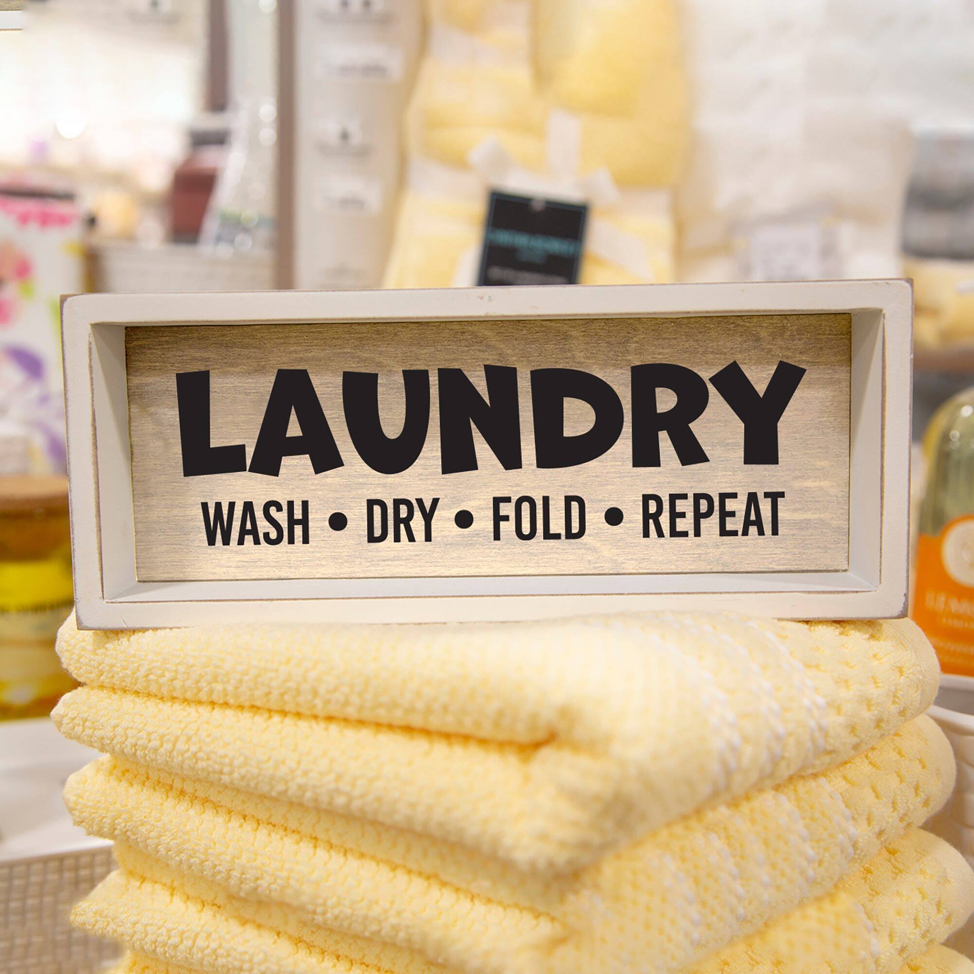 Leisure Arts&#xAE; Vinyl Matte Black Laundry Decal