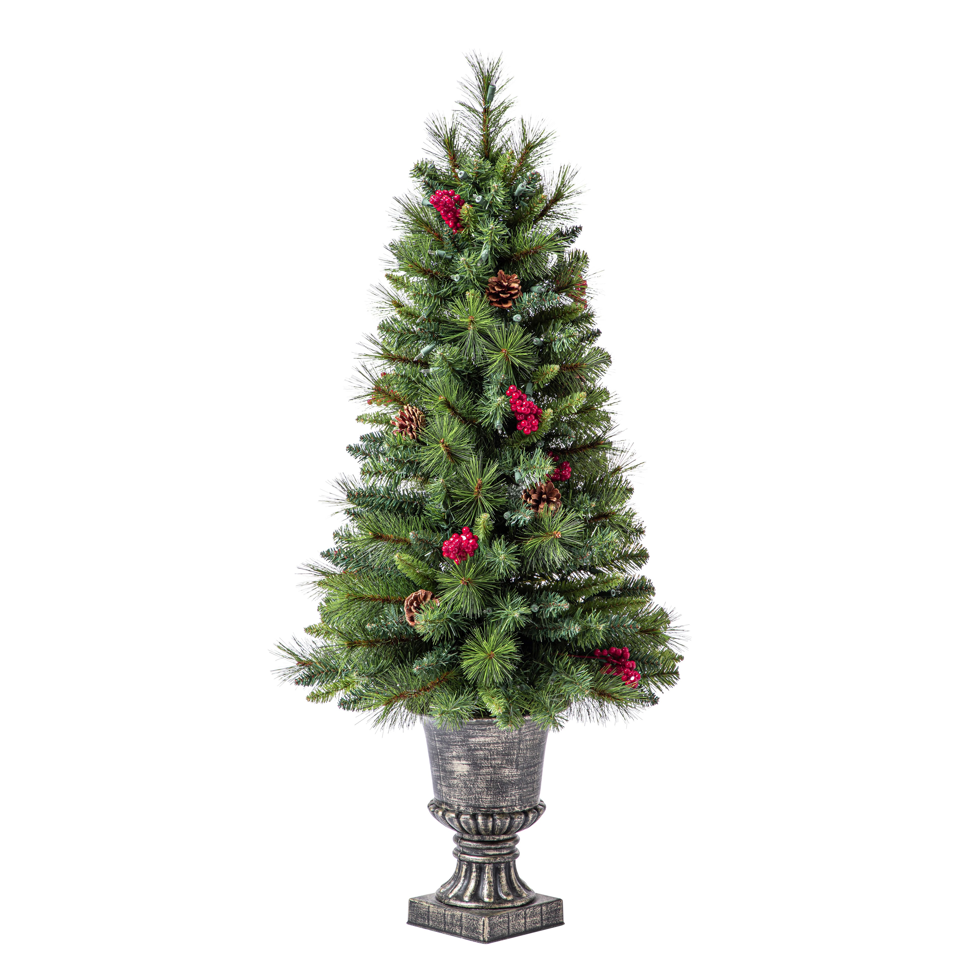 4ft. Pre-Lit Verona Artificial Potted Christmas Tree, Clear Lights by Ashland&#xAE;