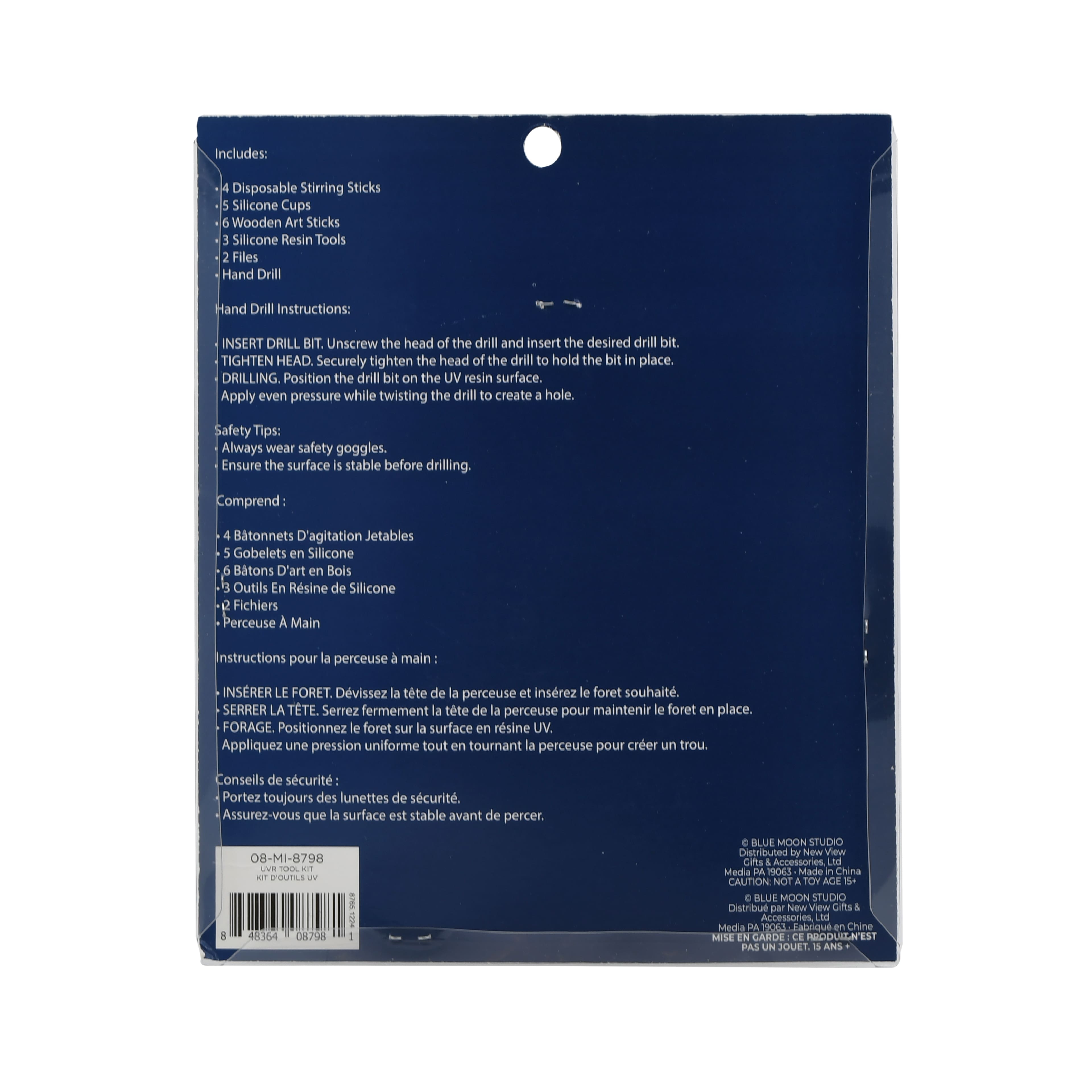 Blue Moon Studio&#x2122; UV Resin Craft Resin Tool Kit