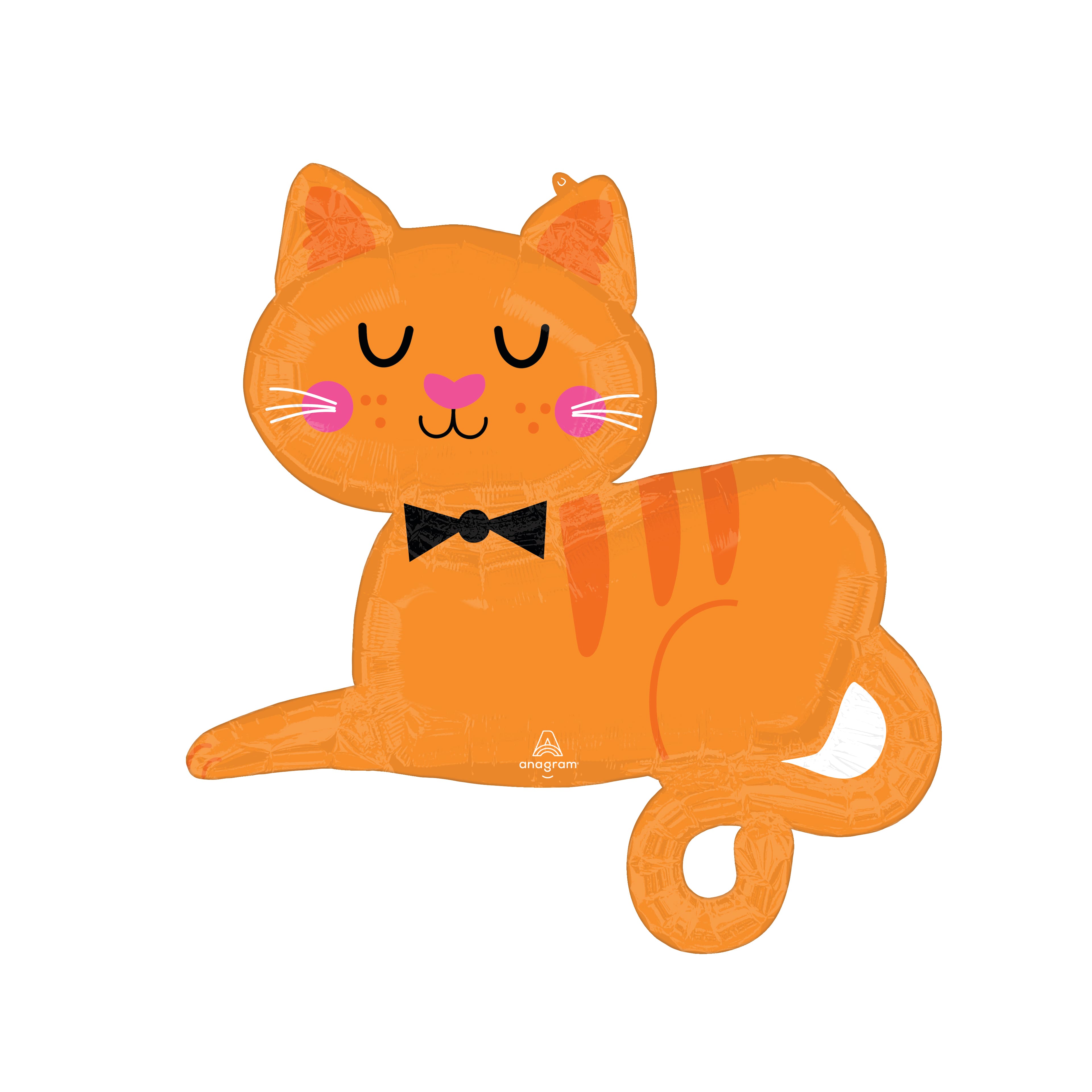 SuperShape&#xAE; 31&#x22; Orange Tabby Cat Foil Balloon
