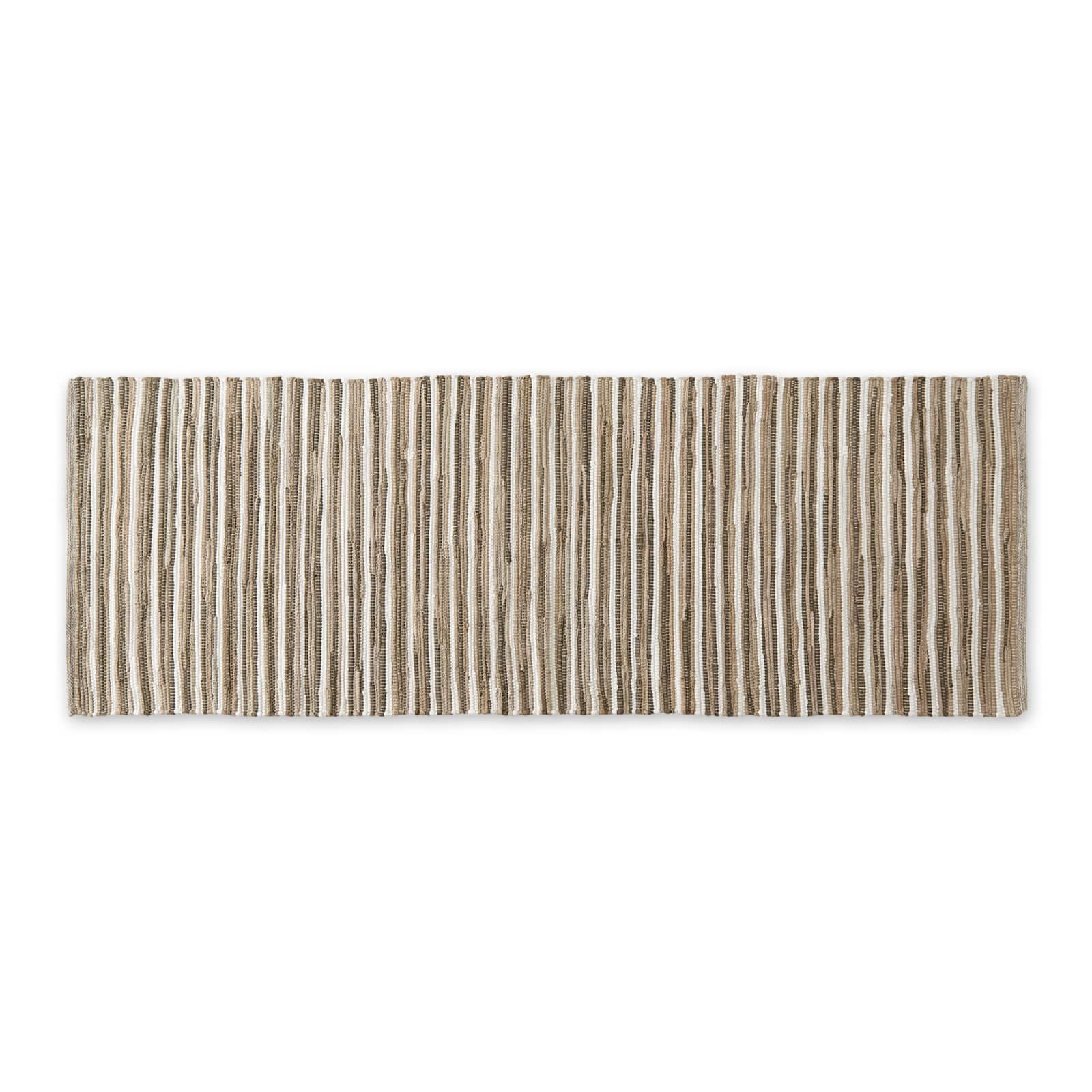 DII® Slim Stripe Cotton Chindi Rug, 2ft. x 6ft.