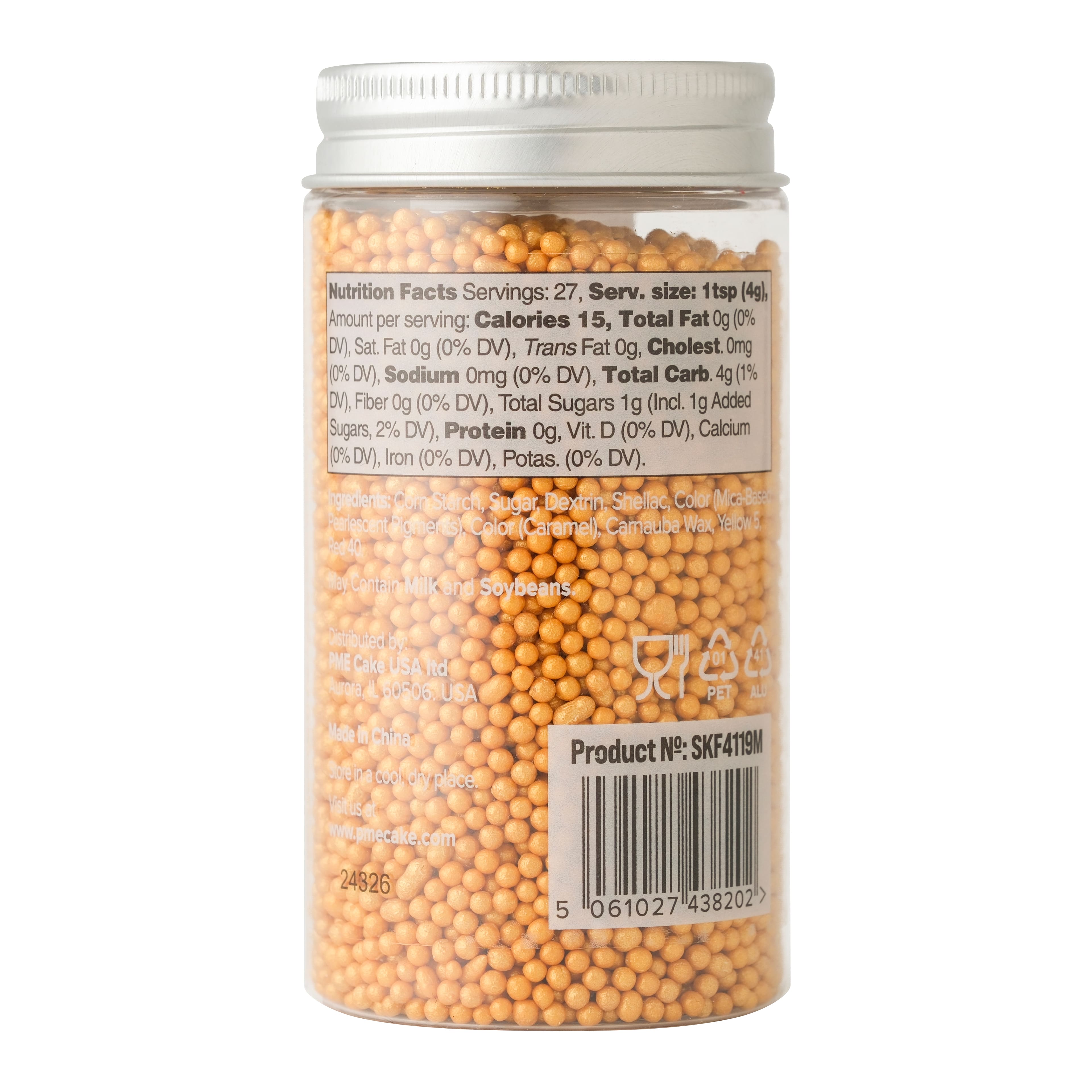 PME Cake Sweet Street&#xAE; 3.8oz. Nonpareils Sprinkles