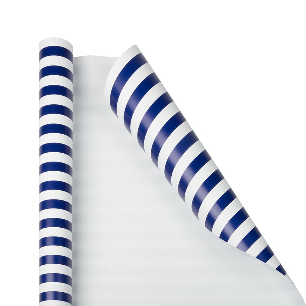 JAM Paper Striped Gift Wrap