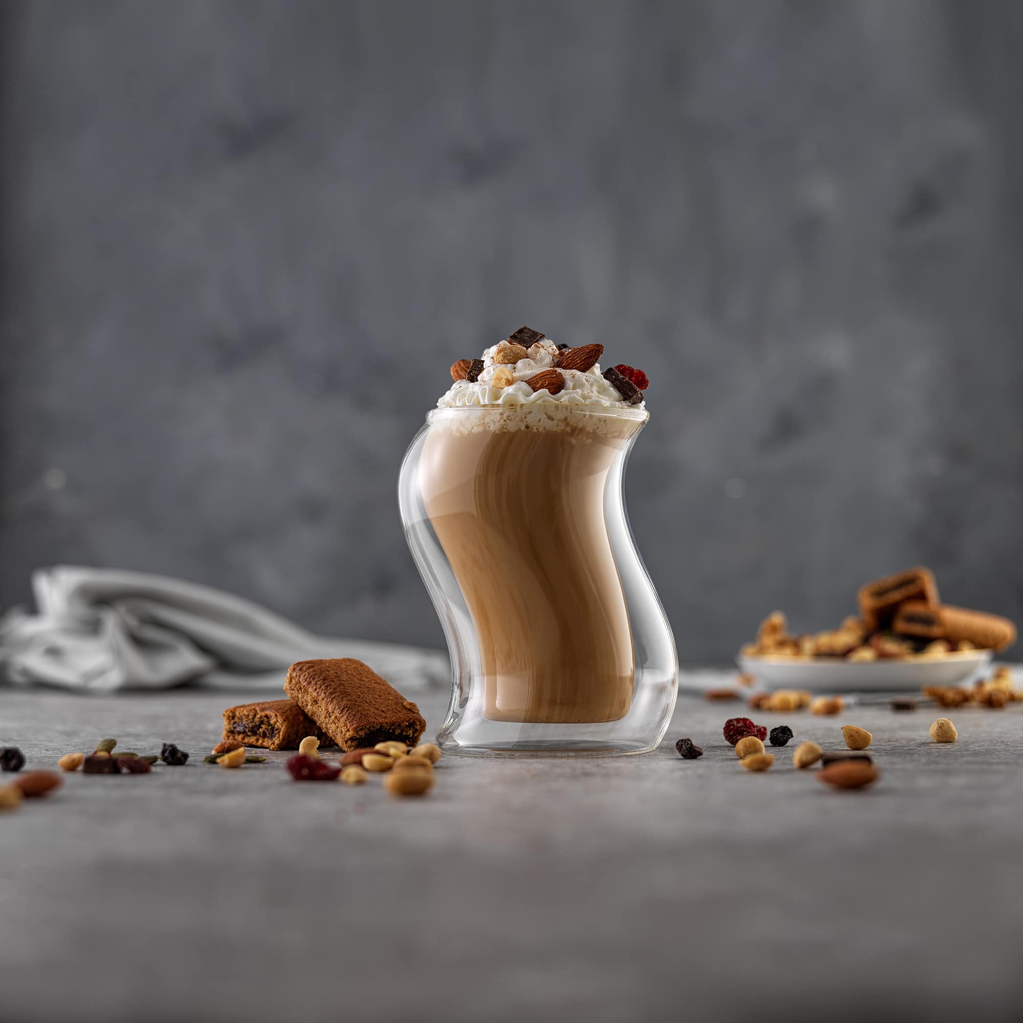 JoyJolt® 13.5oz. Pivot Double Wall Coffee Glasses, 4ct.