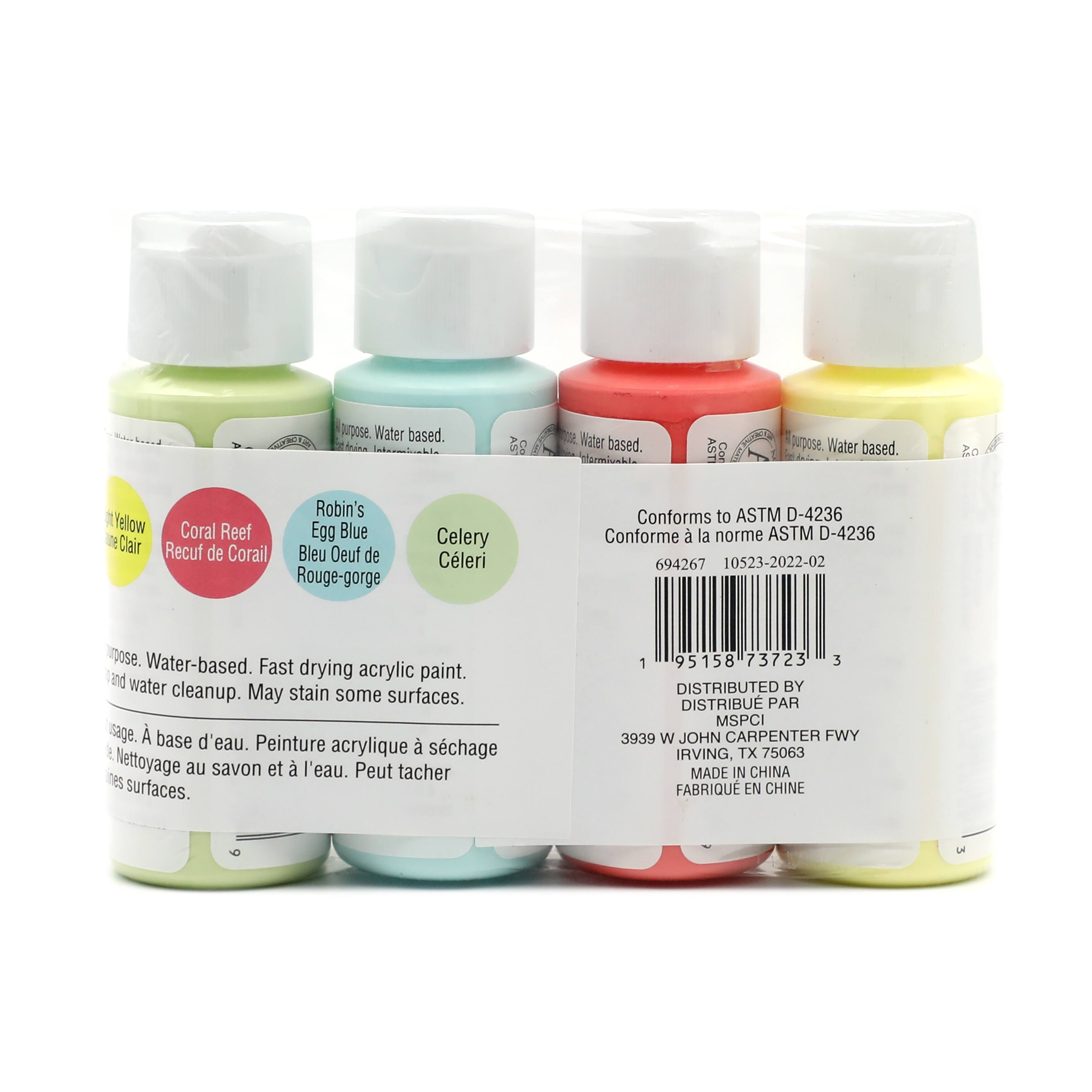 12 Packs: 4 ct. (48 total) Pastel Acrylic Paint Value Set by Craft Smart® 