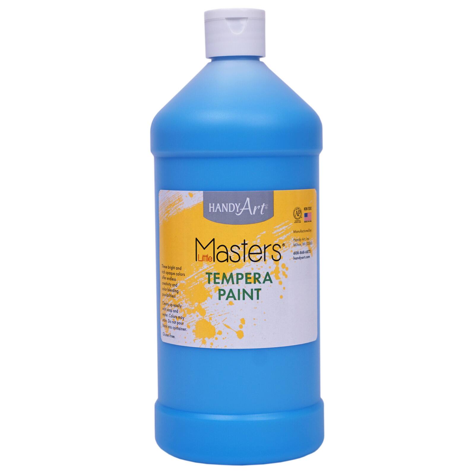 4 Packs: 6 ct. (24 total) Little Masters® Tempera Paint, 32oz.
