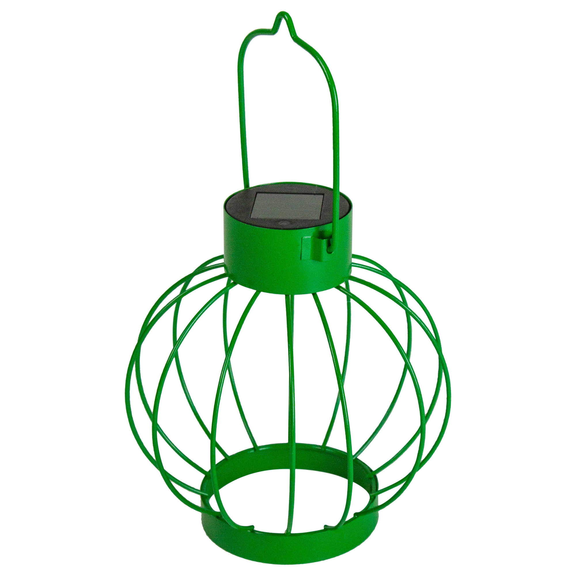6.5" Outdoor Hanging LED Solar Lantern with Handle