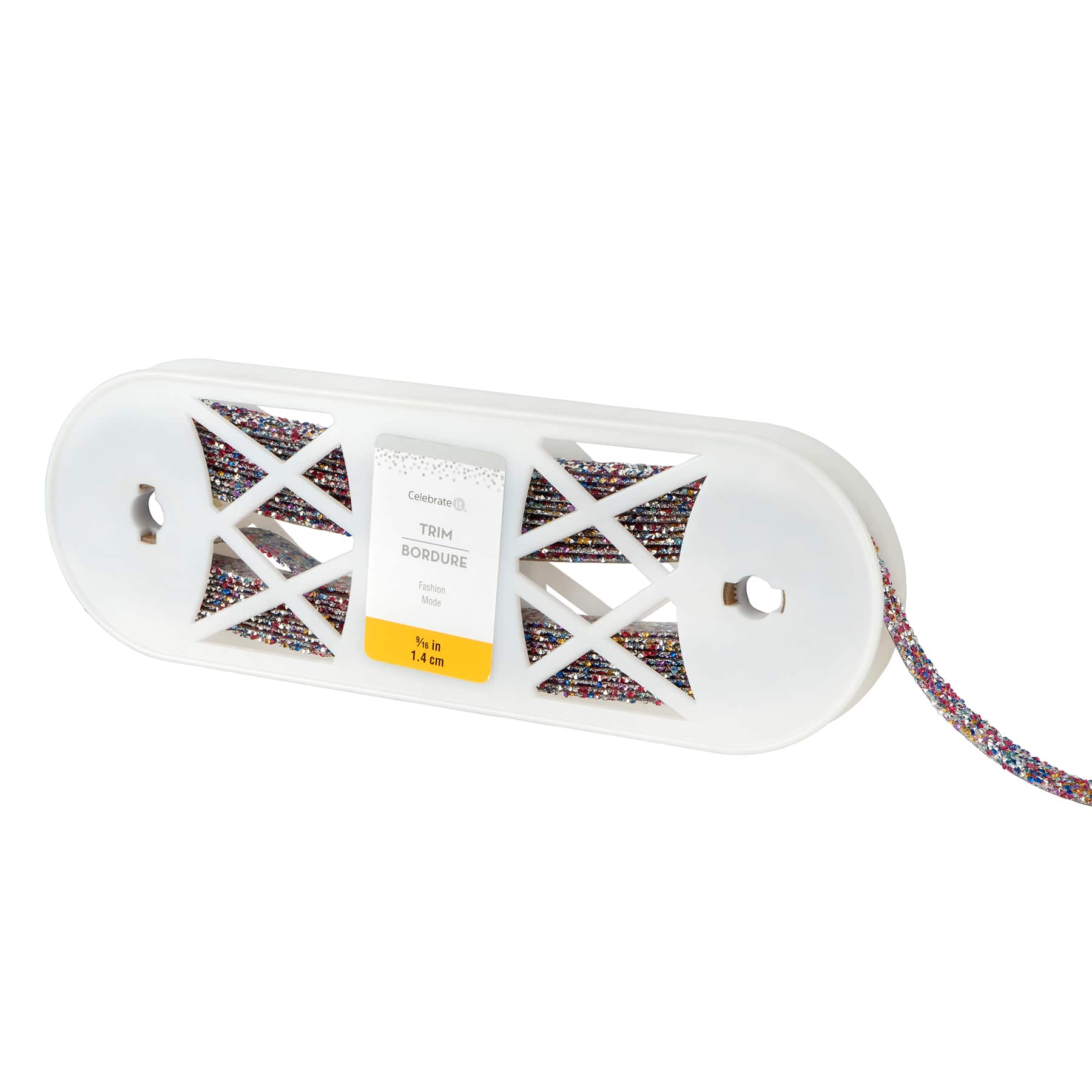 9/16&#x22; Multicolor Rhinestone Trim by Celebrate It&#xAE; Fashion Mode