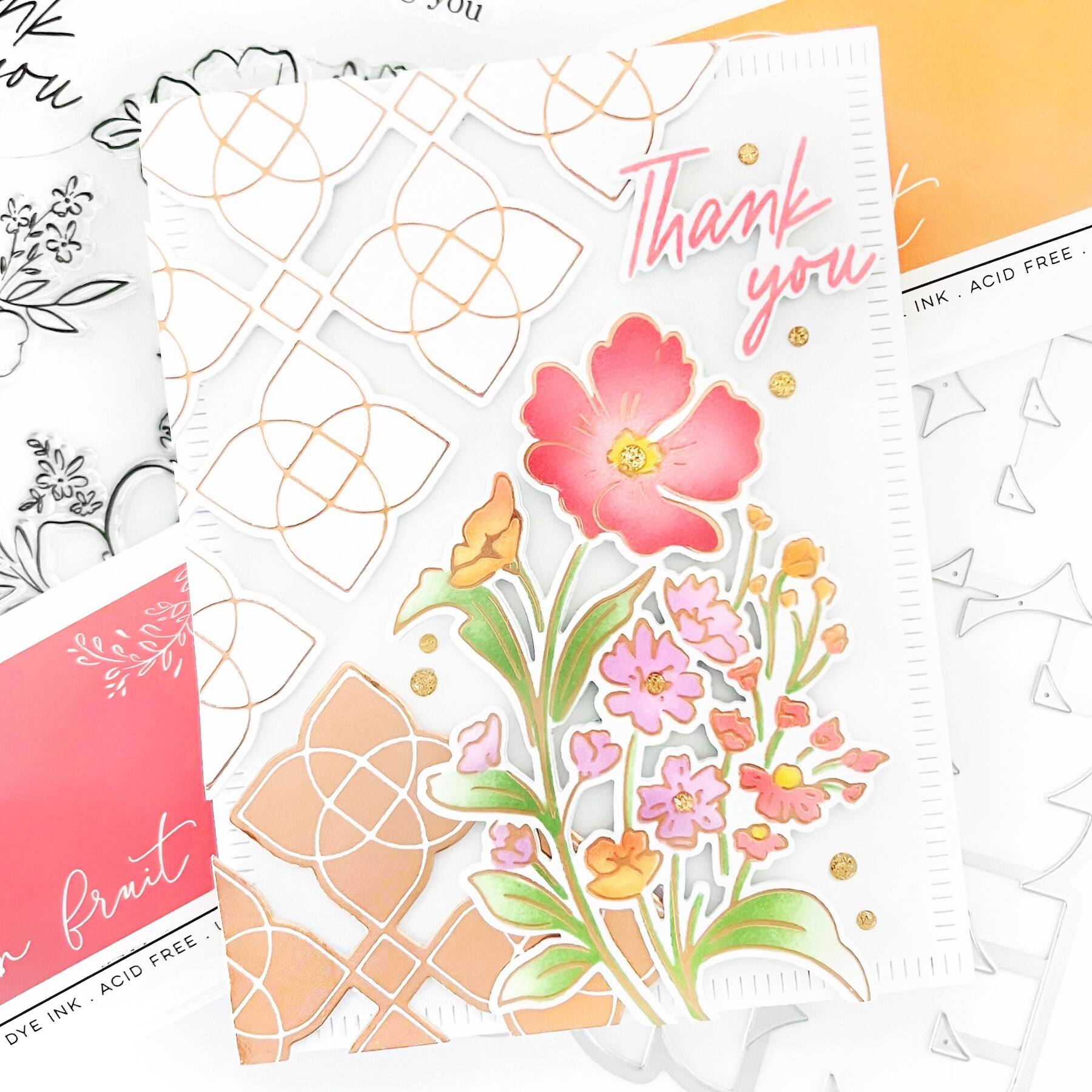 Pinkfresh Studio With Sympathy Hot Foil Plate