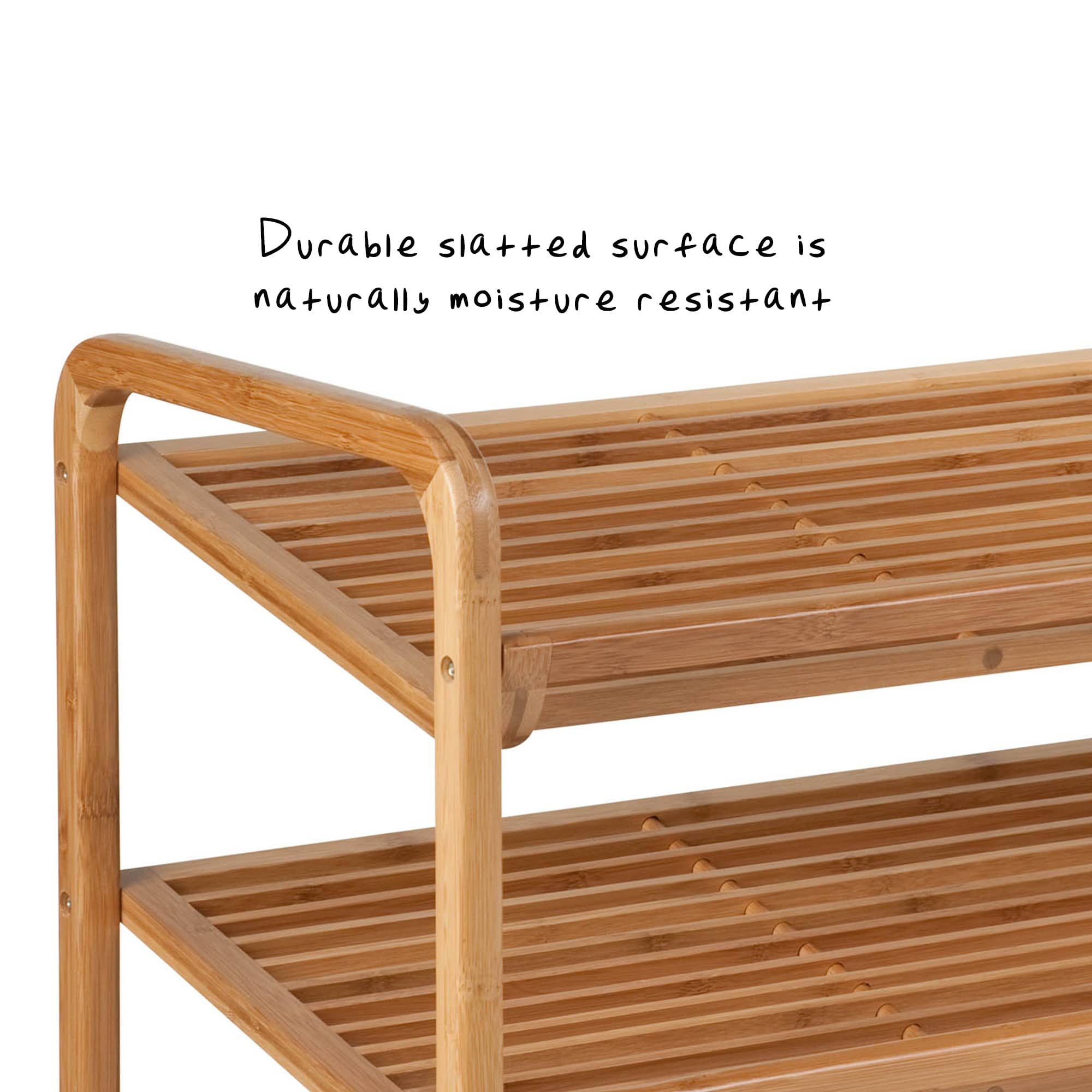 Honey Can Do 3-Tier Bamboo Shoe Rack
