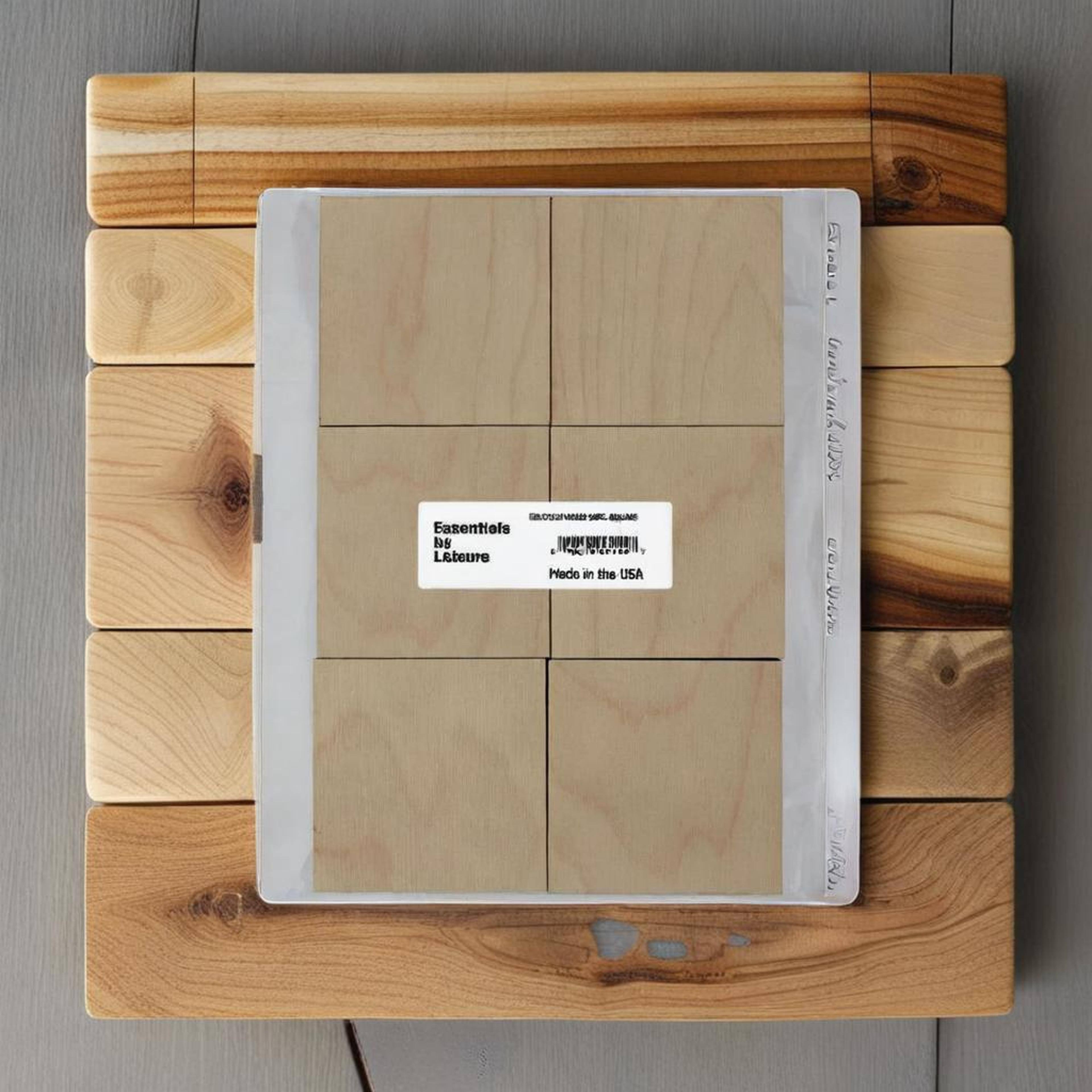 Essentials by Leisure Arts 24 Pack 3&#x22; x 3&#x22; Square Flat Wood Shape