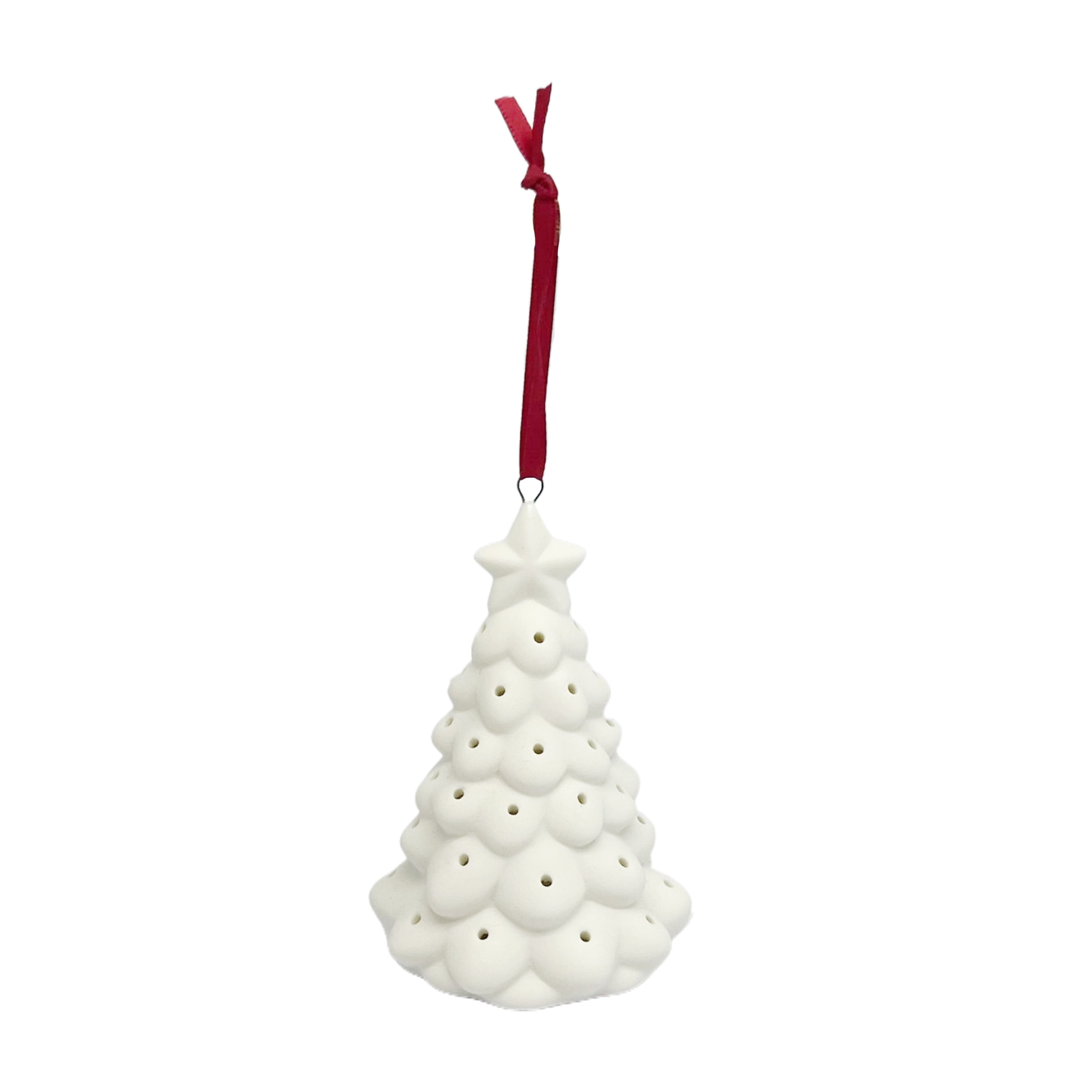 4&#x22; Tree DIY LED Ceramic Ornament by Make Market&#xAE;