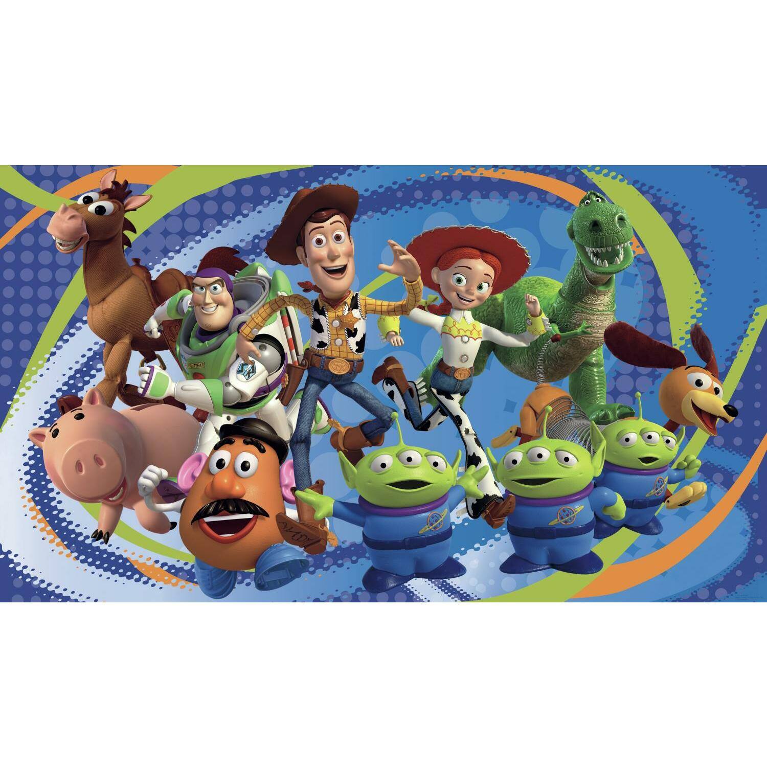 RoomMates Toy Story 3 Chair Rail Prepasted Mural