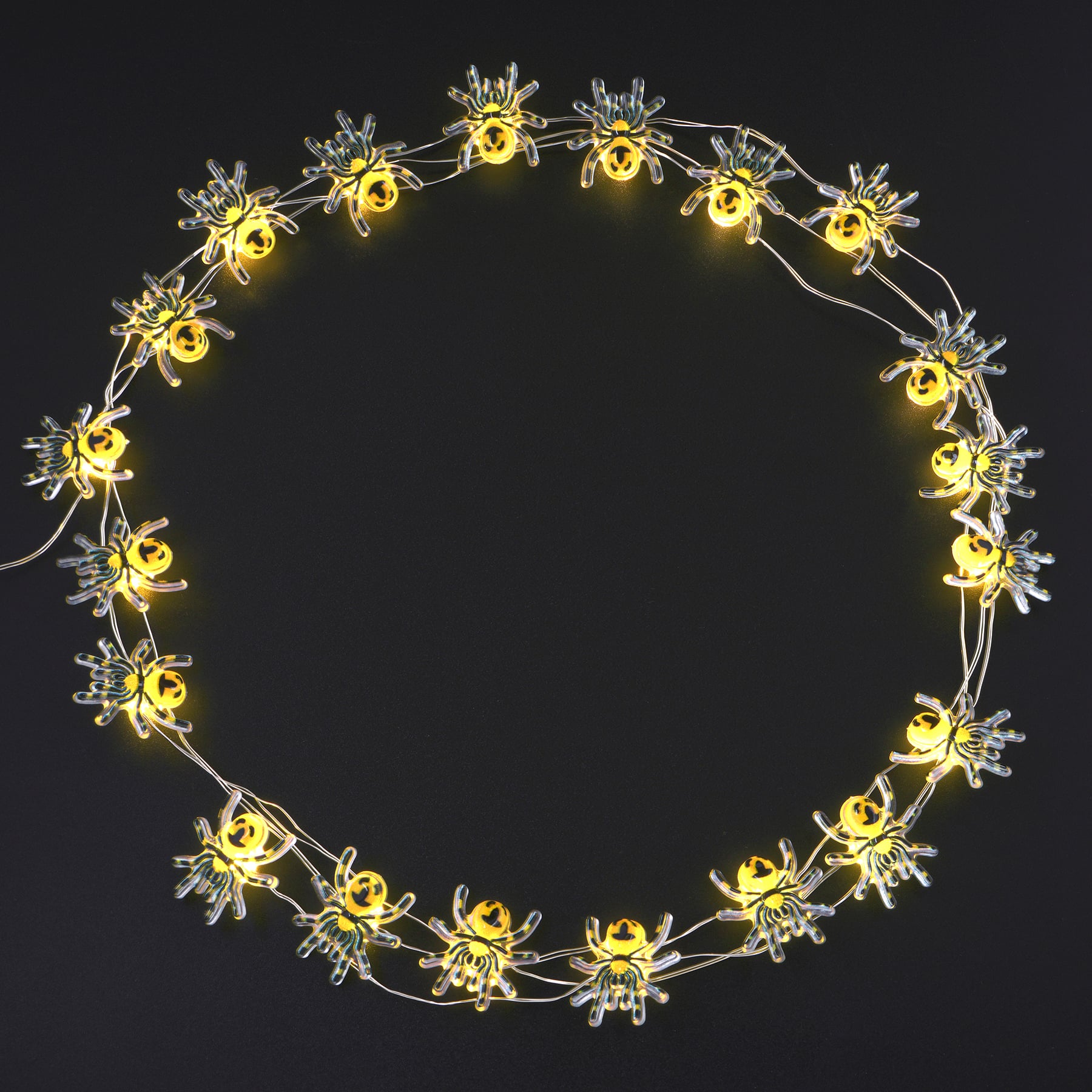 20ct. Warm White LED Yellow Spider String Lights by Ashland®